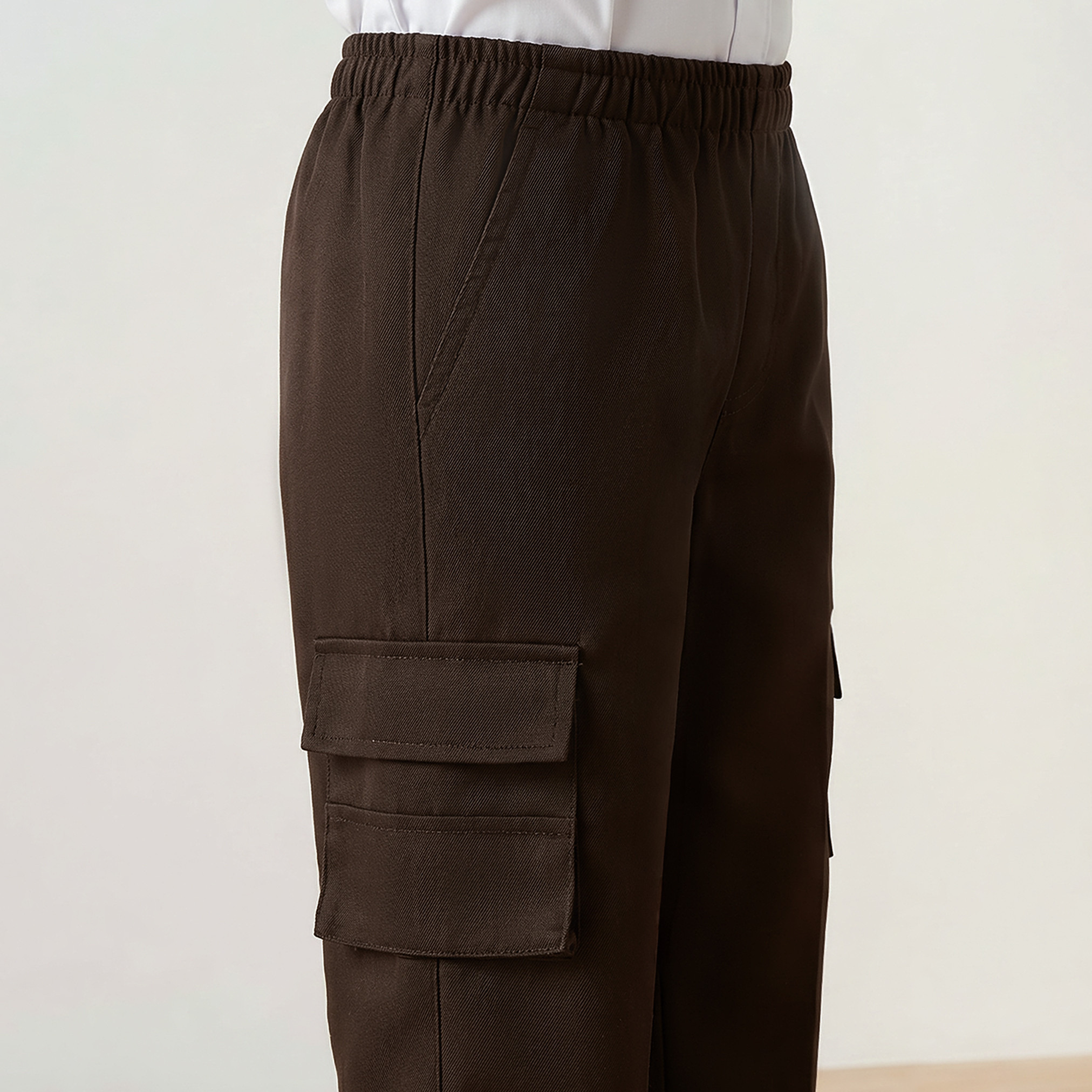 بنطلون مدرسي بني بجيوب للأولاد من جونيورز-boys-clothing-bottoms-trousers-image-6