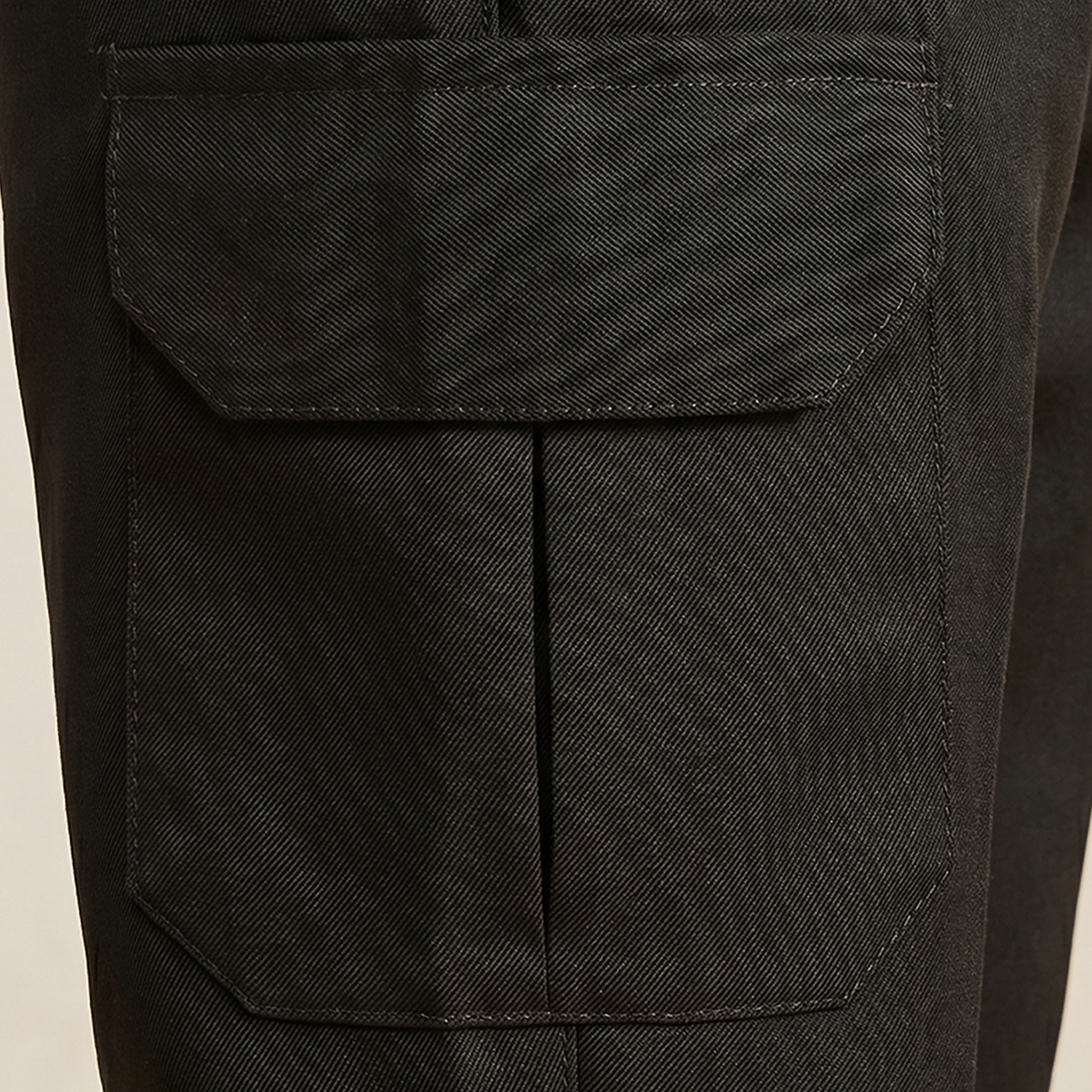 Juniors Black School Pants with Pockets - Boys-boys-clothing-bottoms-trousers-image-6
