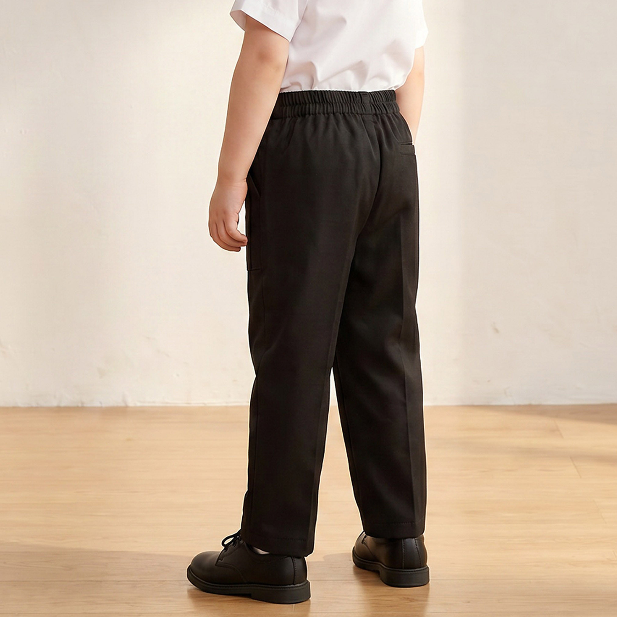 بنطلون مدرسي أسود بجيوب من جونيورز - للأولاد-boys-clothing-bottoms-trousers-image-3