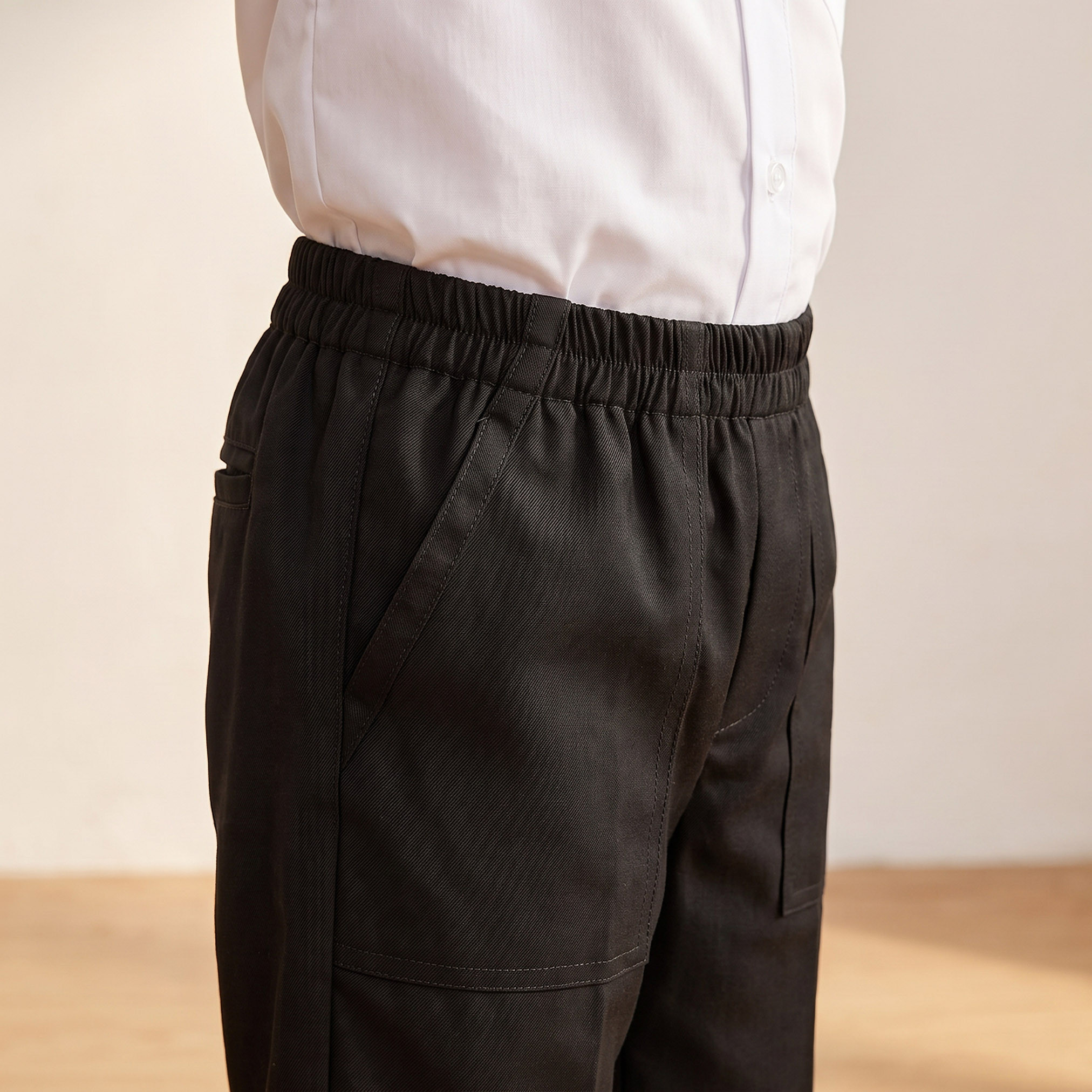بنطلون مدرسي أسود بجيوب من جونيورز - للأولاد-boys-clothing-bottoms-trousers-image-5