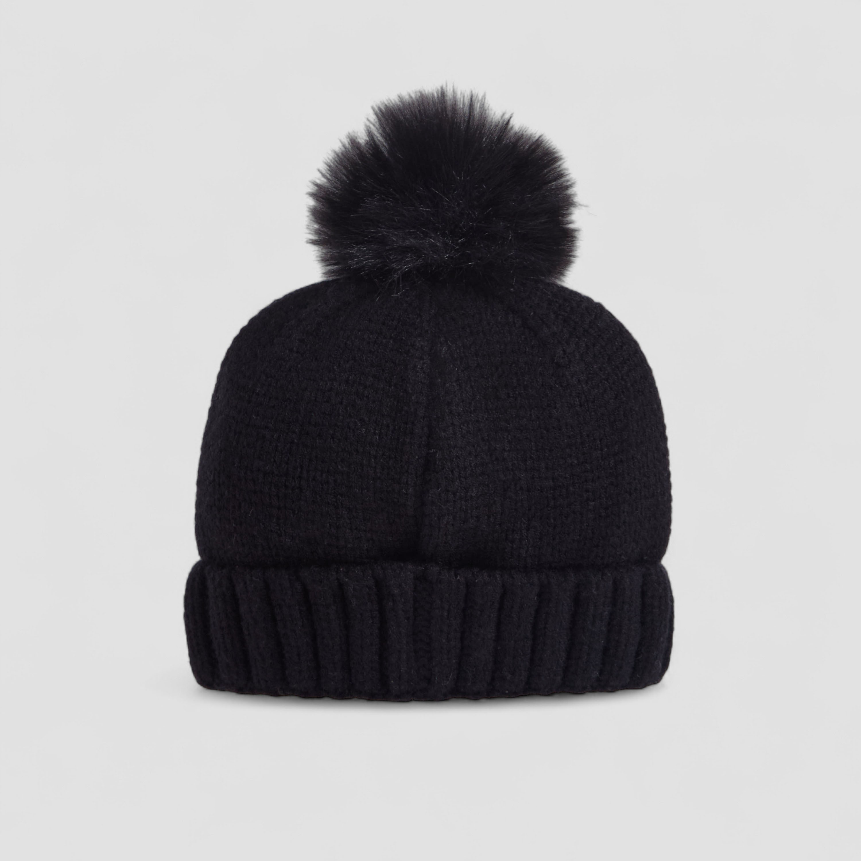 Juniors Boys Winter Beanie with Pom Pom Design-boys-clothing-winterwear-winteraccessories-image-3