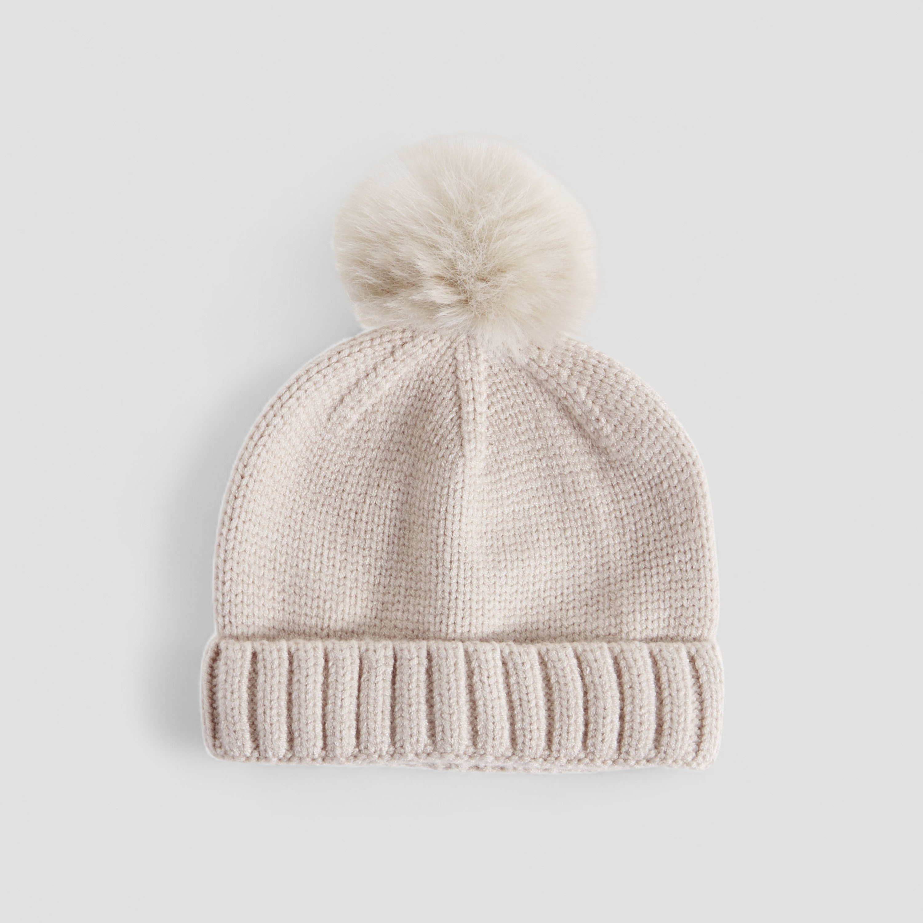 Juniors Boys Winter Beanie with Pom Pom Design-boys-clothing-winterwear-winteraccessories-image-1