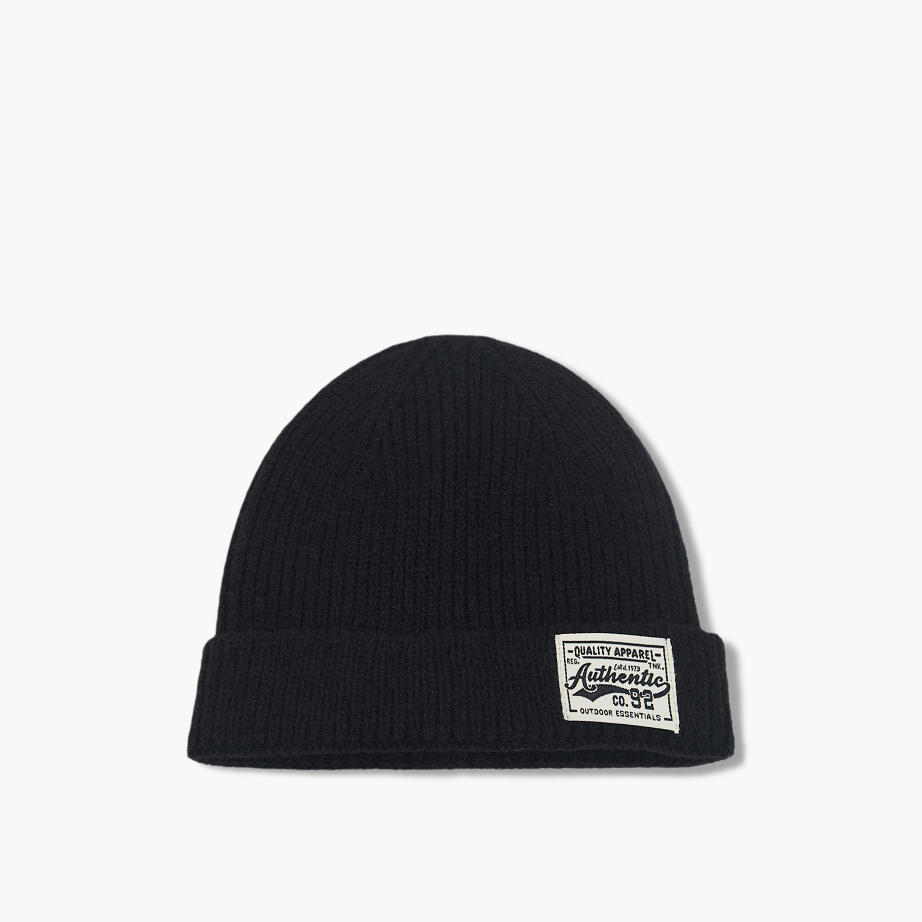 Juniors Winter Beanie with Ribbed Texture-boys-clothing-winterwear-winteraccessories-image-1