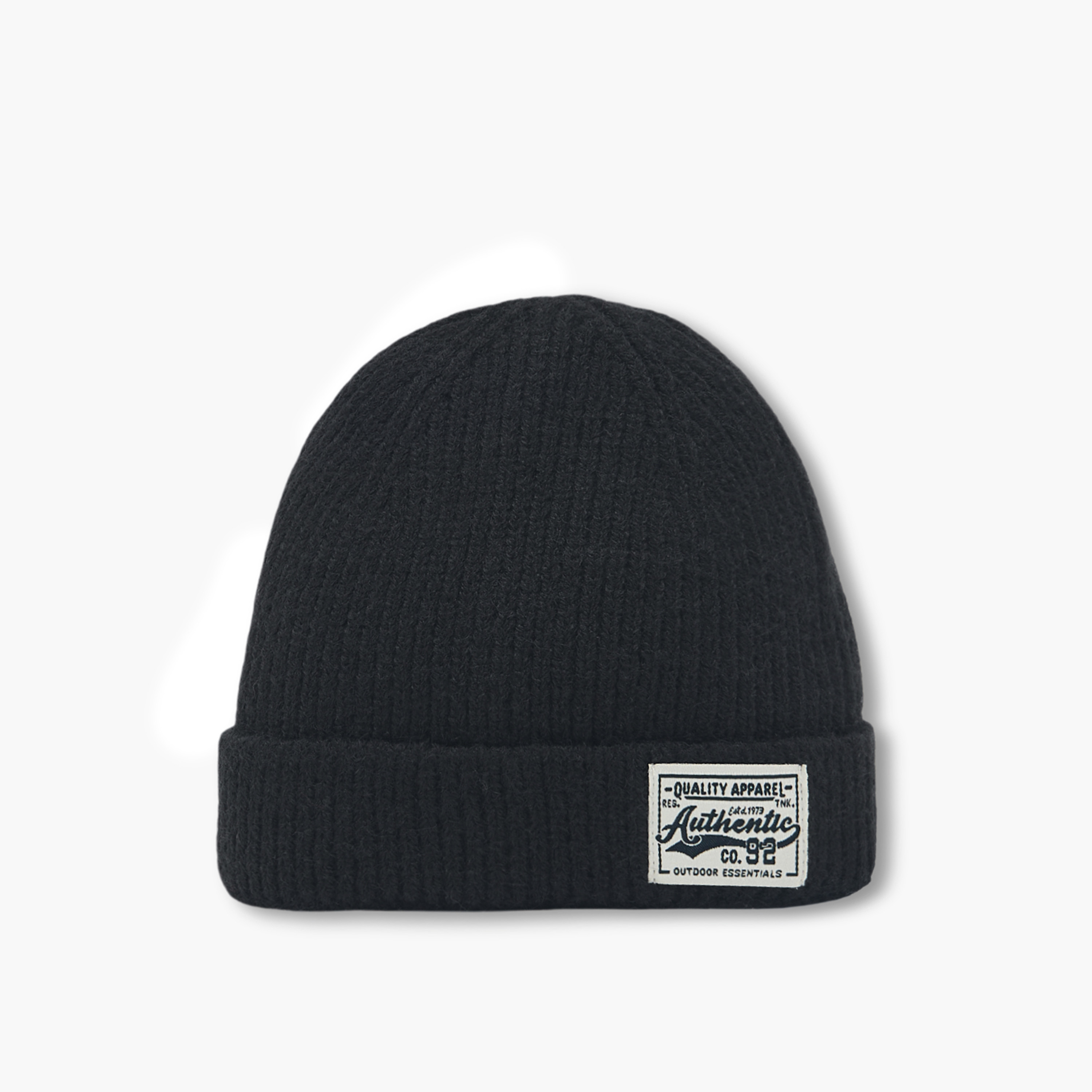 Juniors Winter Beanie with Ribbed Texture-boys-clothing-winterwear-winteraccessories-image-2
