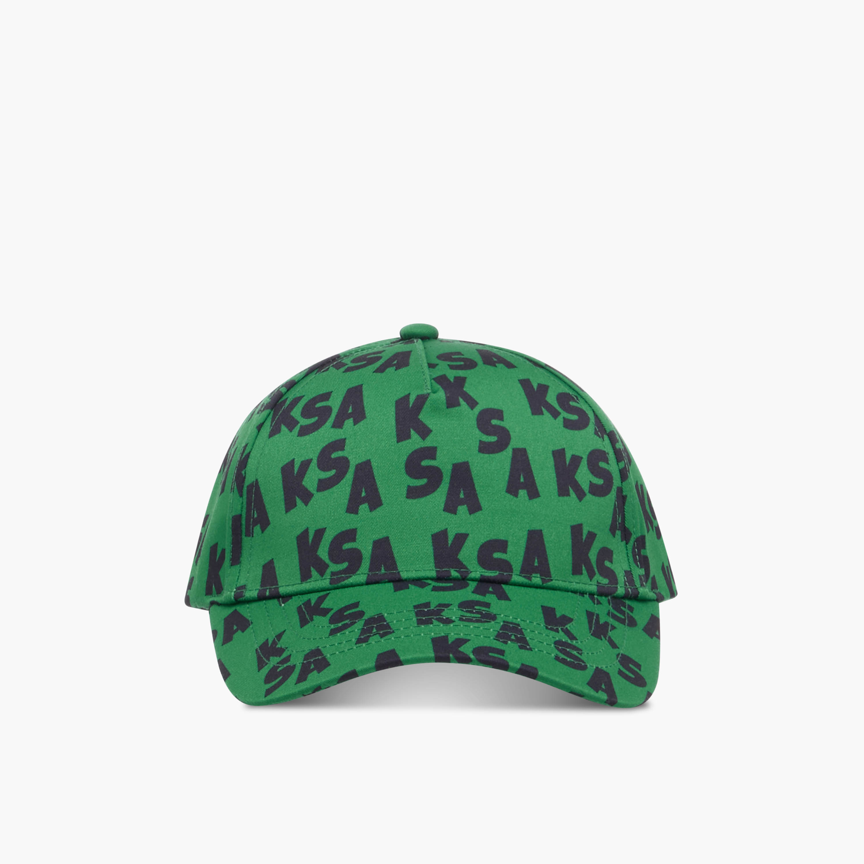 Juniors Saudi Arabia Print Cap with Hook and Loop Strap Closure-boys-accessories-caps-image-1