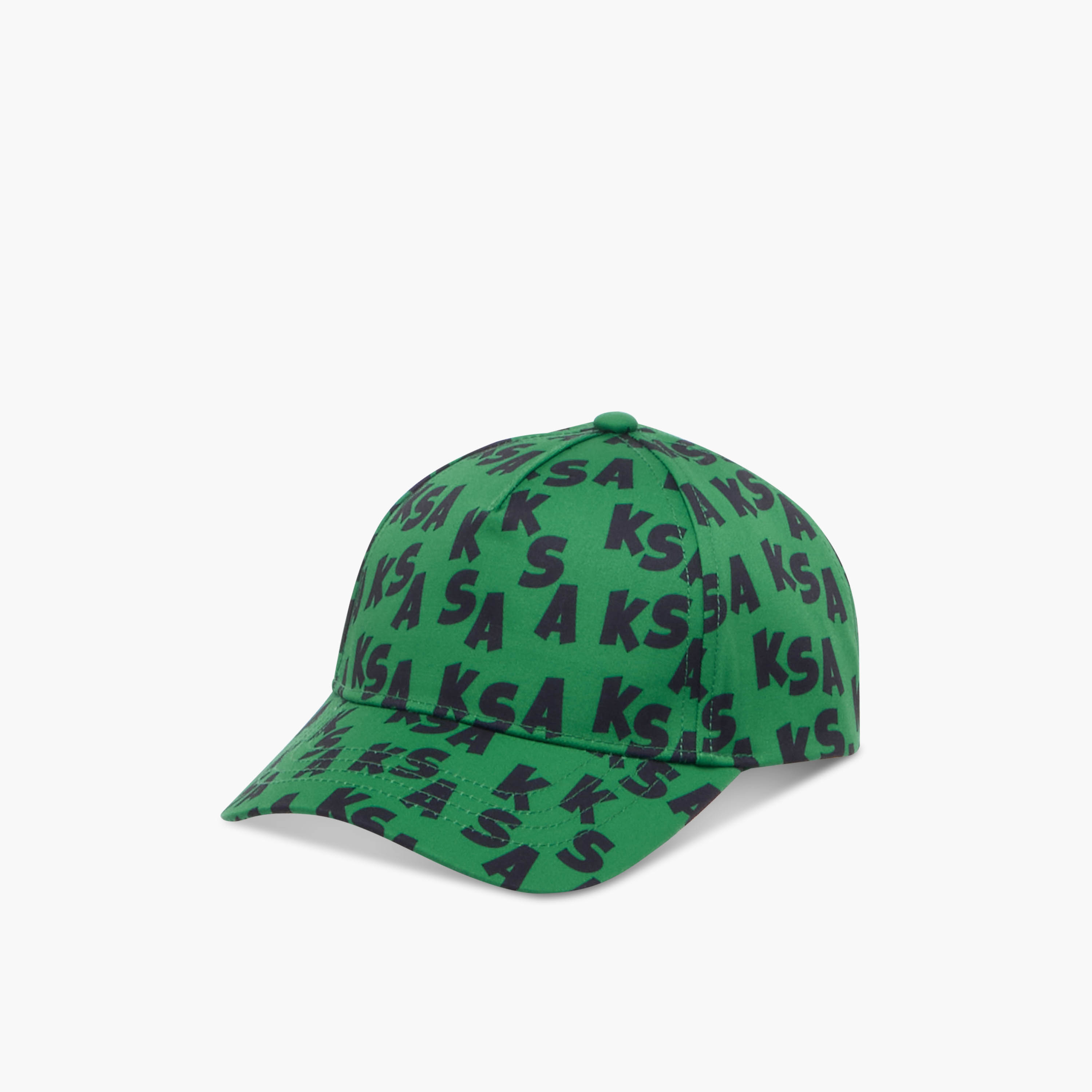Juniors Saudi Arabia Print Cap with Hook and Loop Strap Closure-boys-accessories-caps-image-2