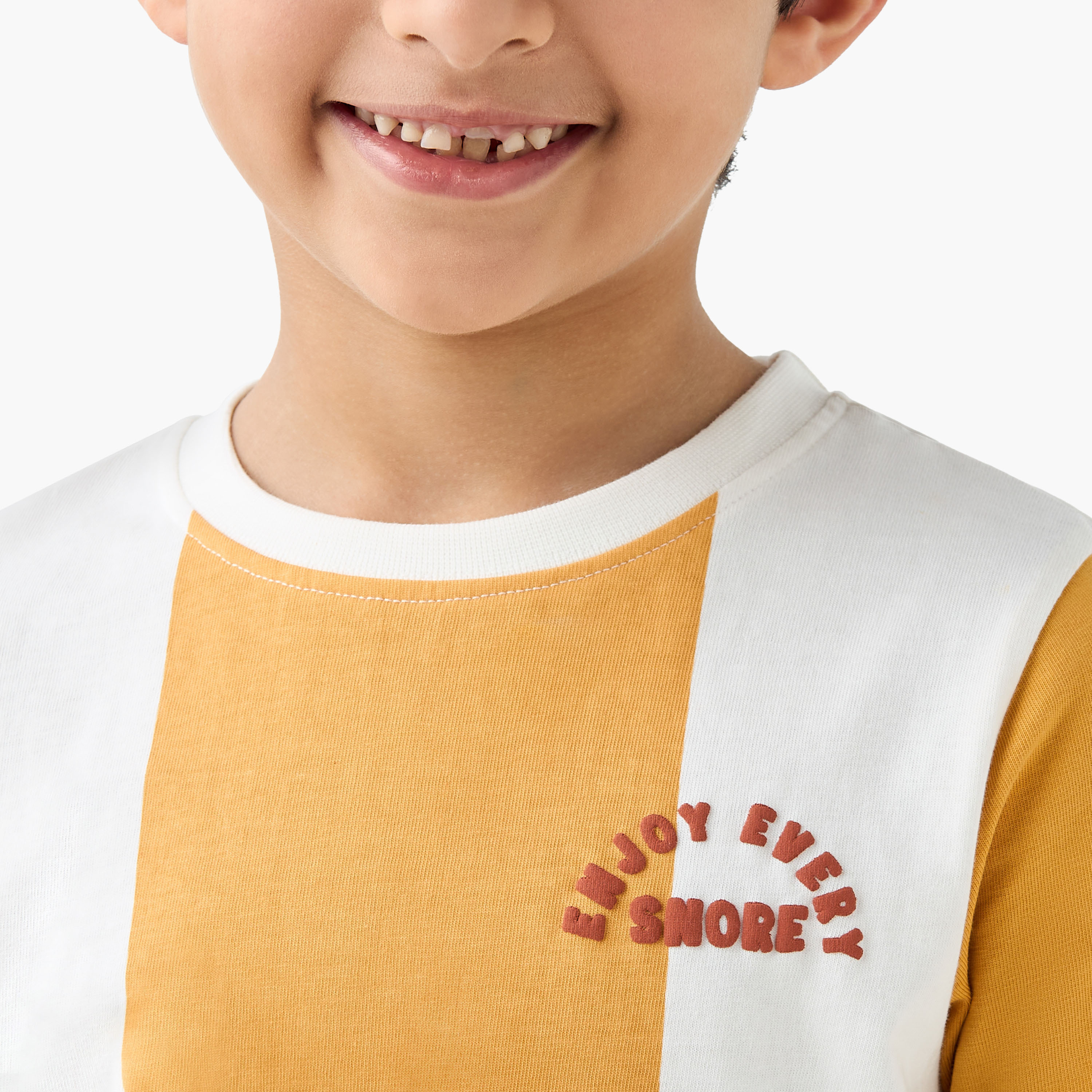 Juniors Printed T-shirt and Shorts Set-boys-clothing-nightwear-image-5