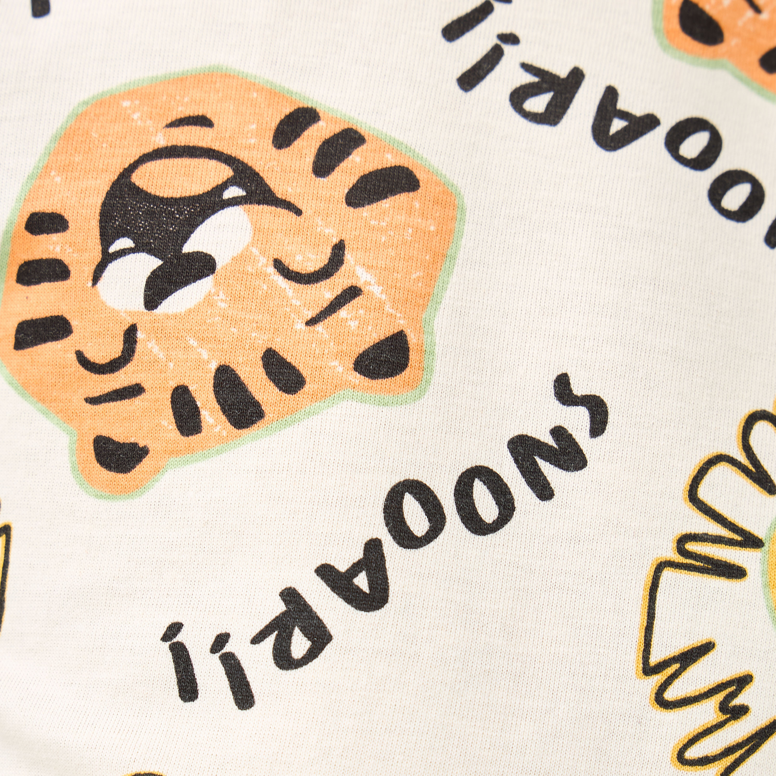 Juniors Tiger Print T-shirts and Pyjamas - Set of 2-boys-clothing-nightwear-image-7