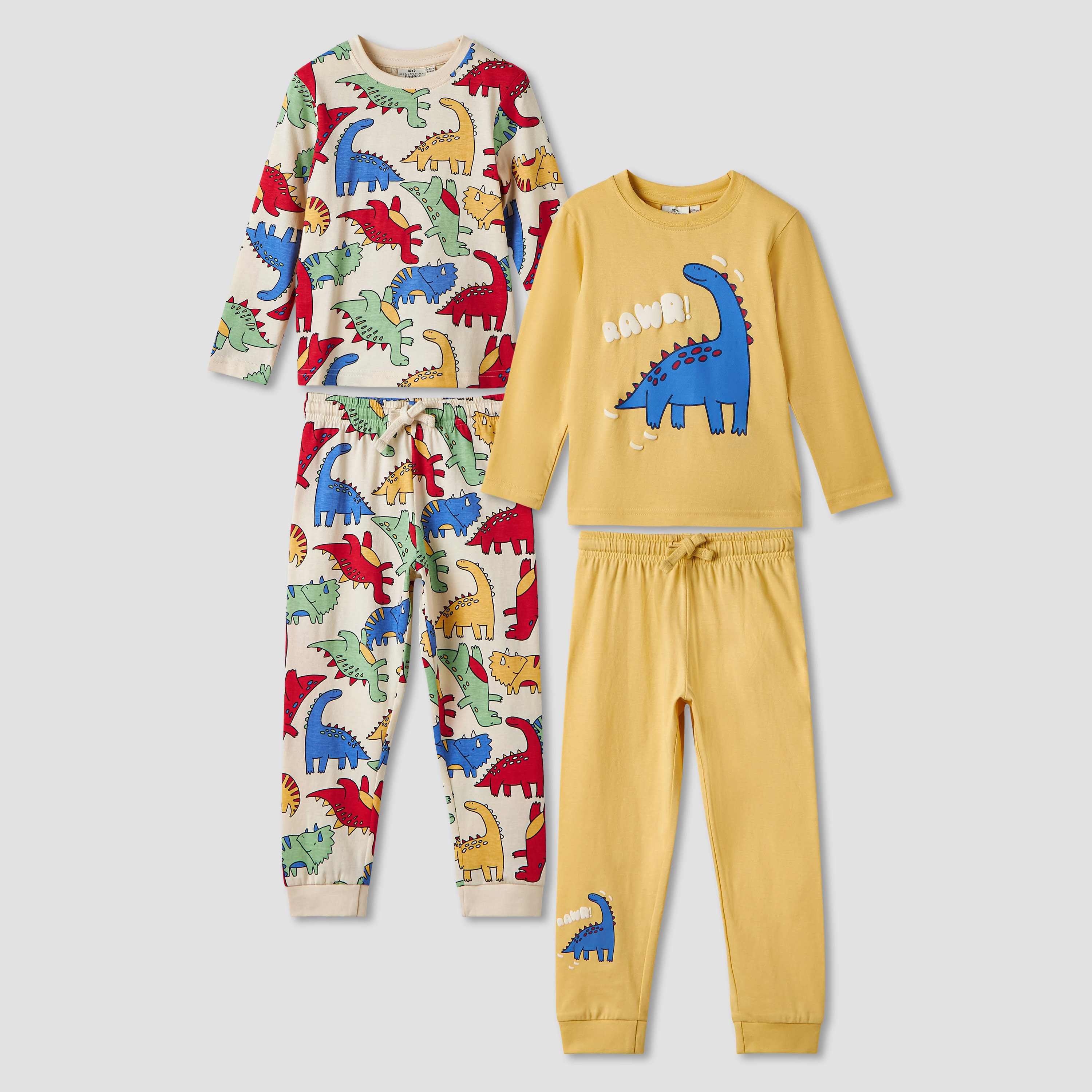 تيشيرت مع بناطيل بيجاما بطبعات من جونيورز - طقم من 2-boys-clothing-nightwear-image-1