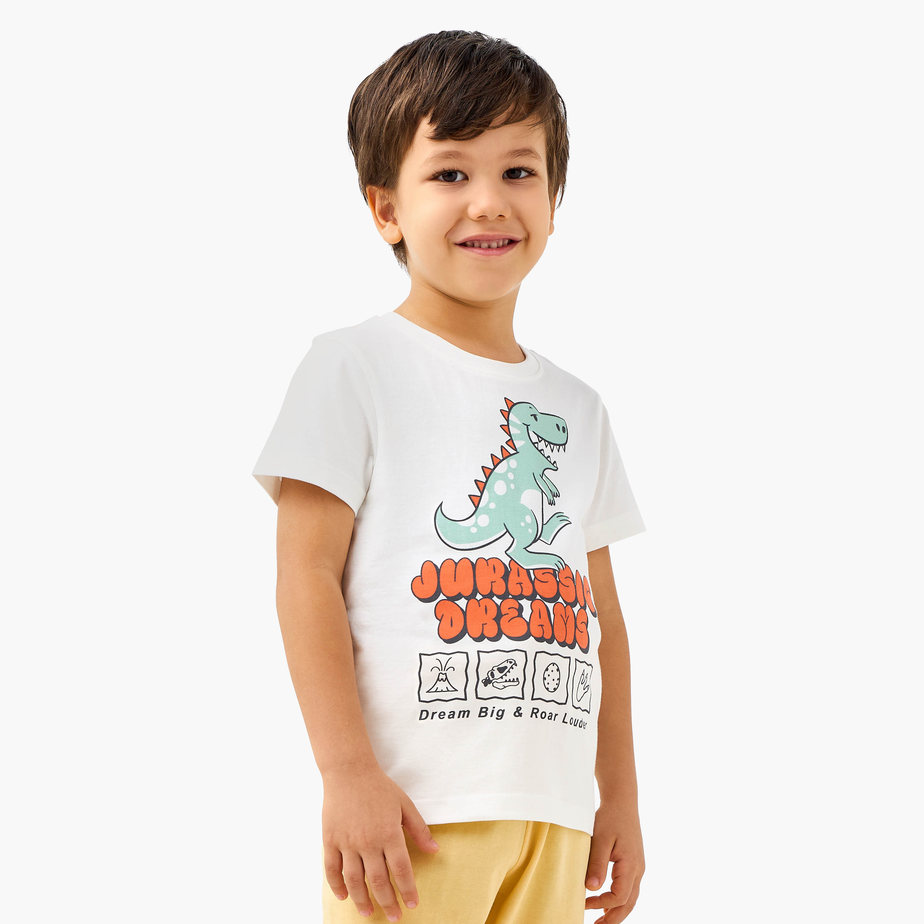 Juniors Cotton Crew Neck Long Sleeves Pyjama Set with Underwater Print-promo_babyshop_Buy2for69_UAE130126-image-2