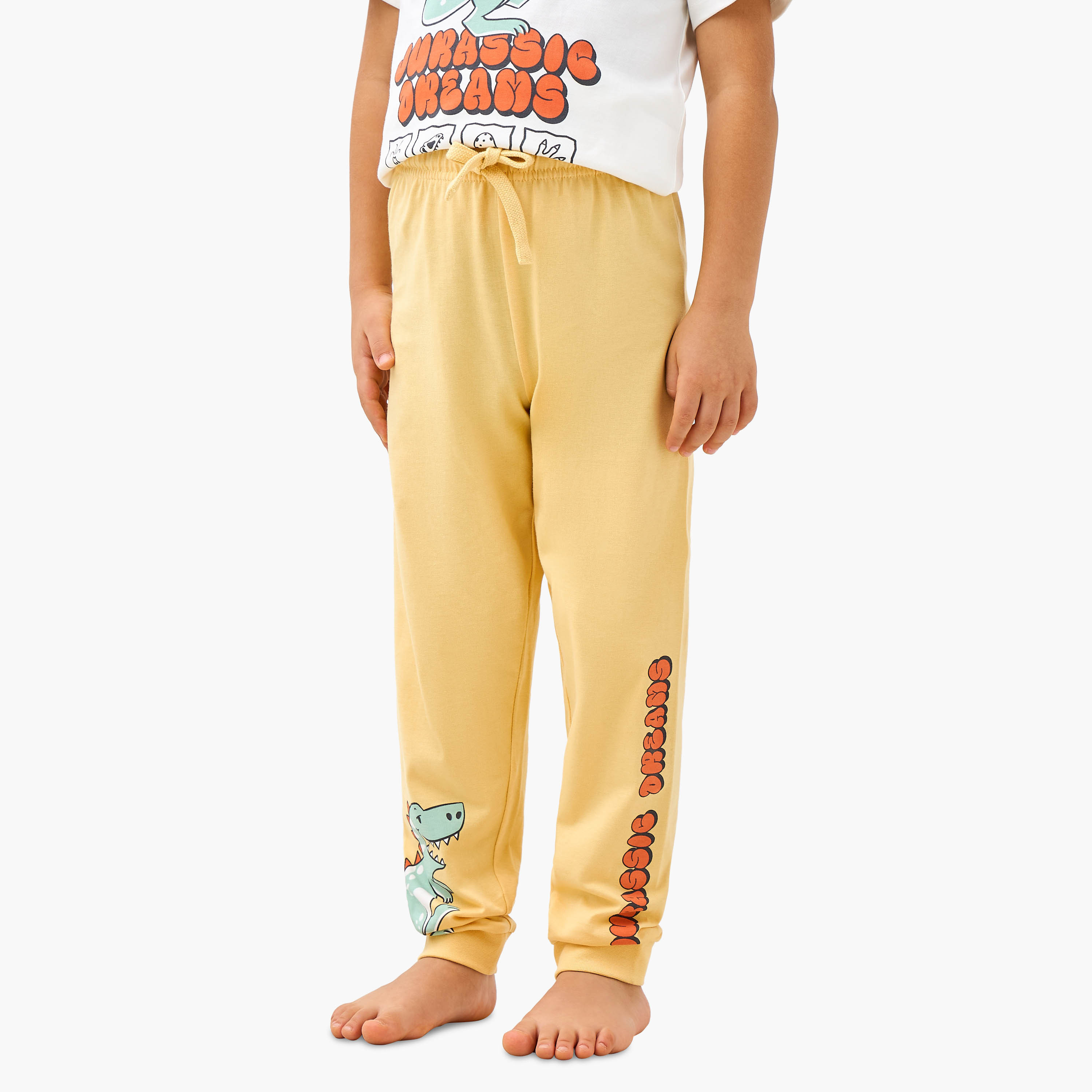 Juniors Cotton Crew Neck Long Sleeves Pyjama Set with Underwater Print-promo_babyshop_Buy2for69_UAE130126-image-3