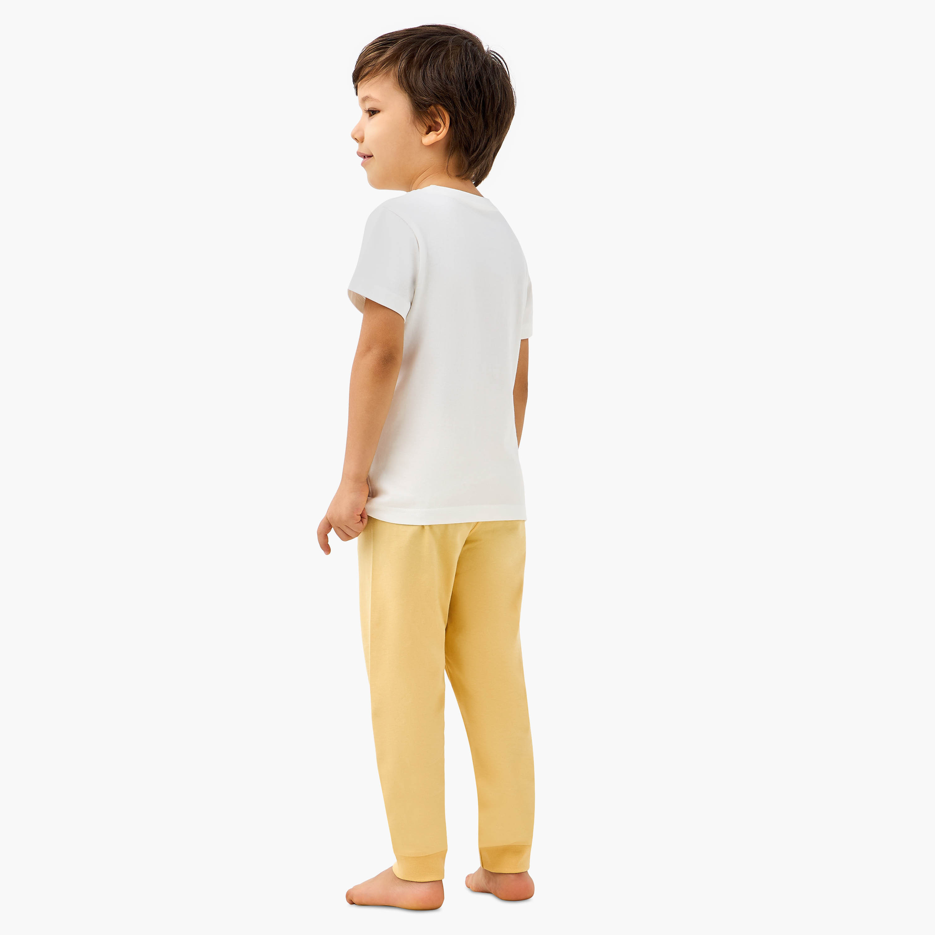 Juniors Cotton Crew Neck Long Sleeves Pyjama Set with Underwater Print-promo_babyshop_Buy2for69_UAE130126-image-4