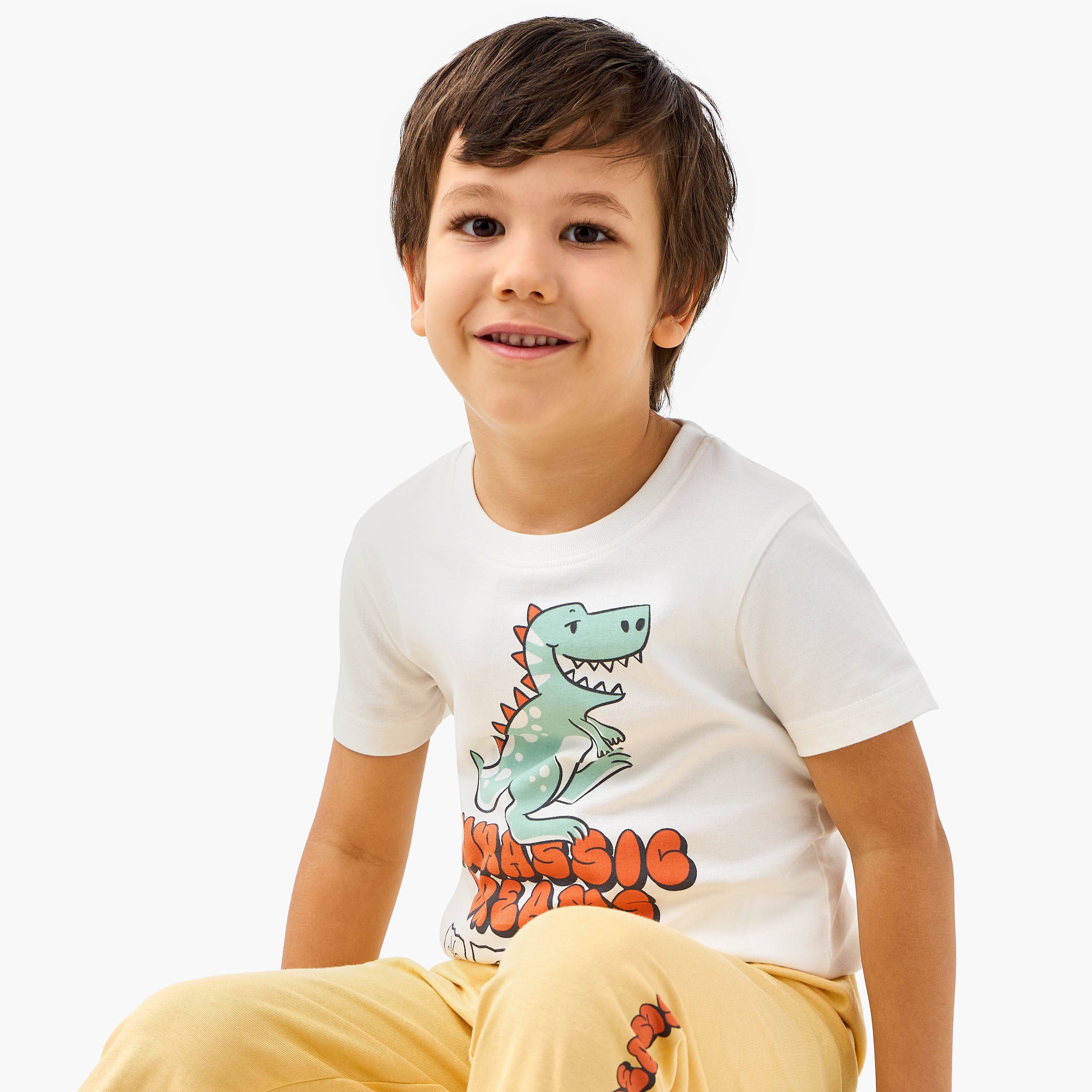 Juniors Cotton Crew Neck Long Sleeves Pyjama Set with Underwater Print-promo_babyshop_Buy2for69_UAE130126-image-5