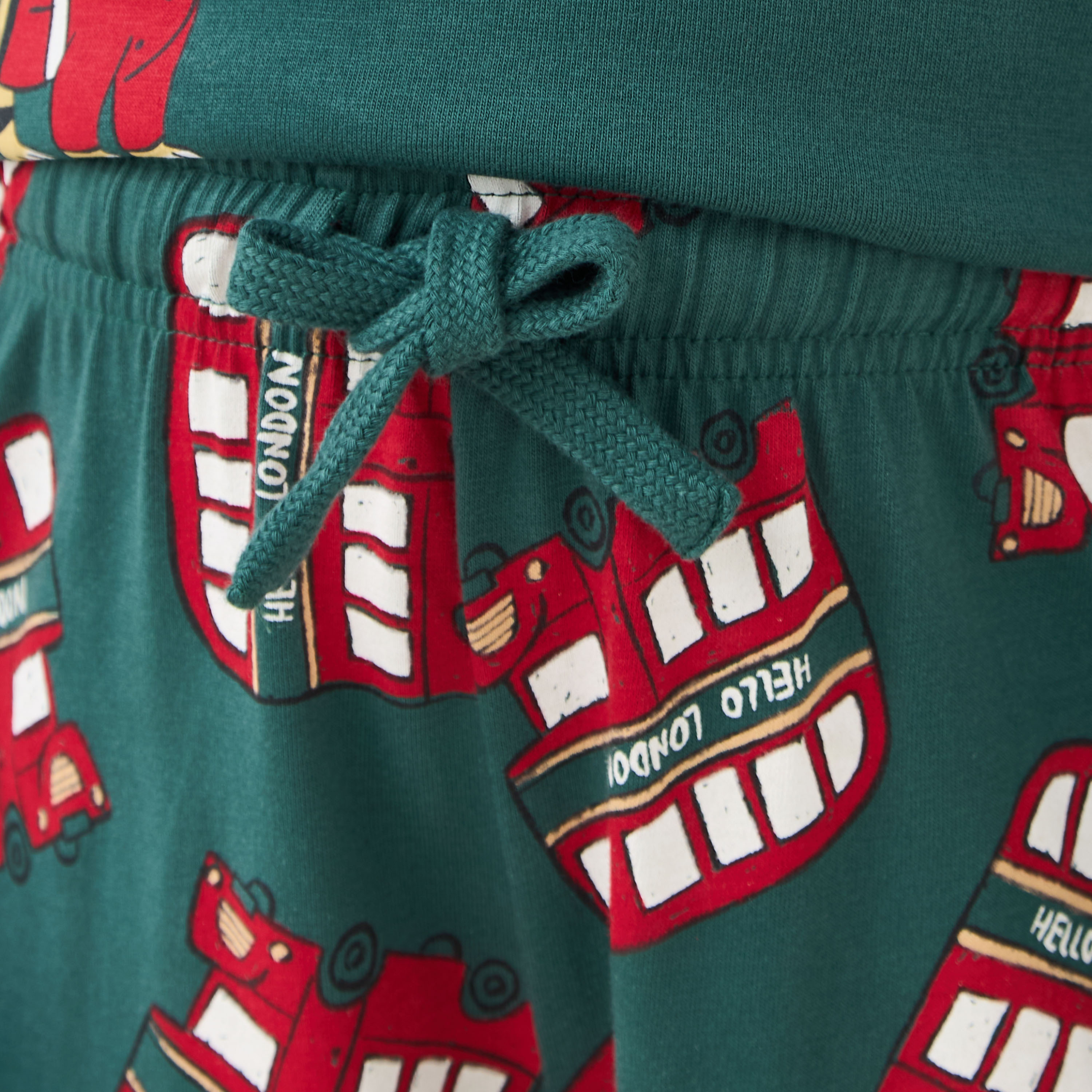 Juniors Cotton Crew Neck Long Sleeves Pyjama Set with London Bus Print-promo_babyshop_Buy2for69_UAE130126-image-6