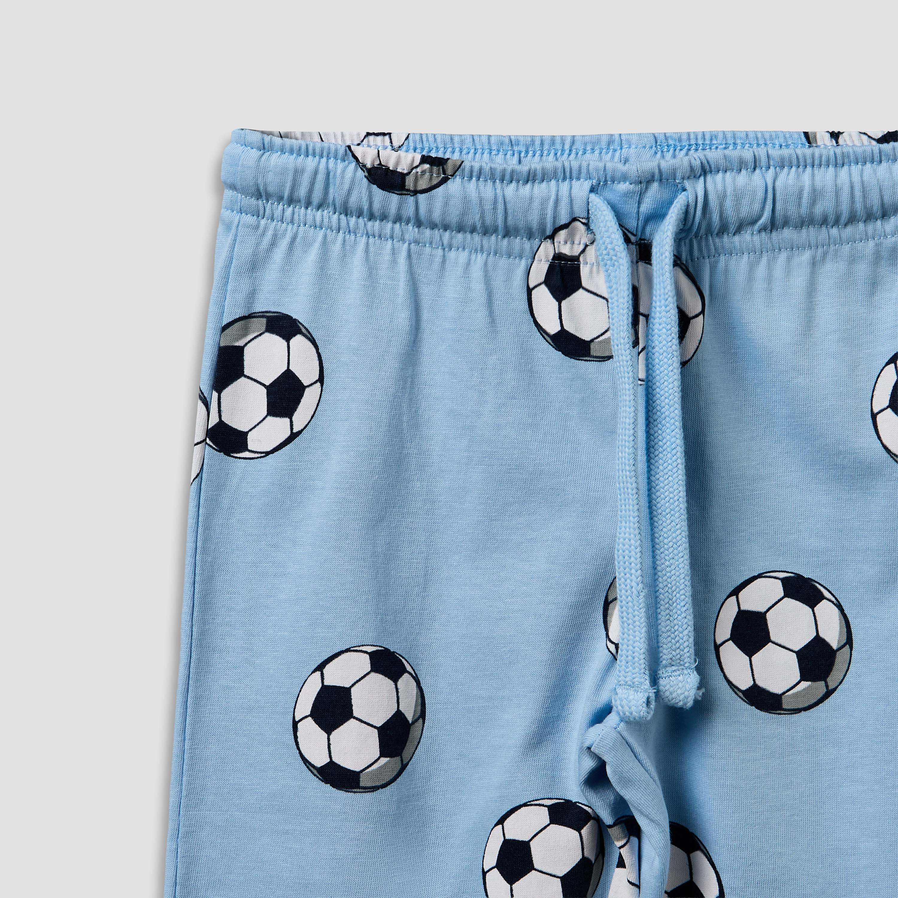 طقم بيجاما قطن بياقة ضيقة وأكمام طويلة وطبعات من جونيورز-boys-clothing-nightwear-image-2