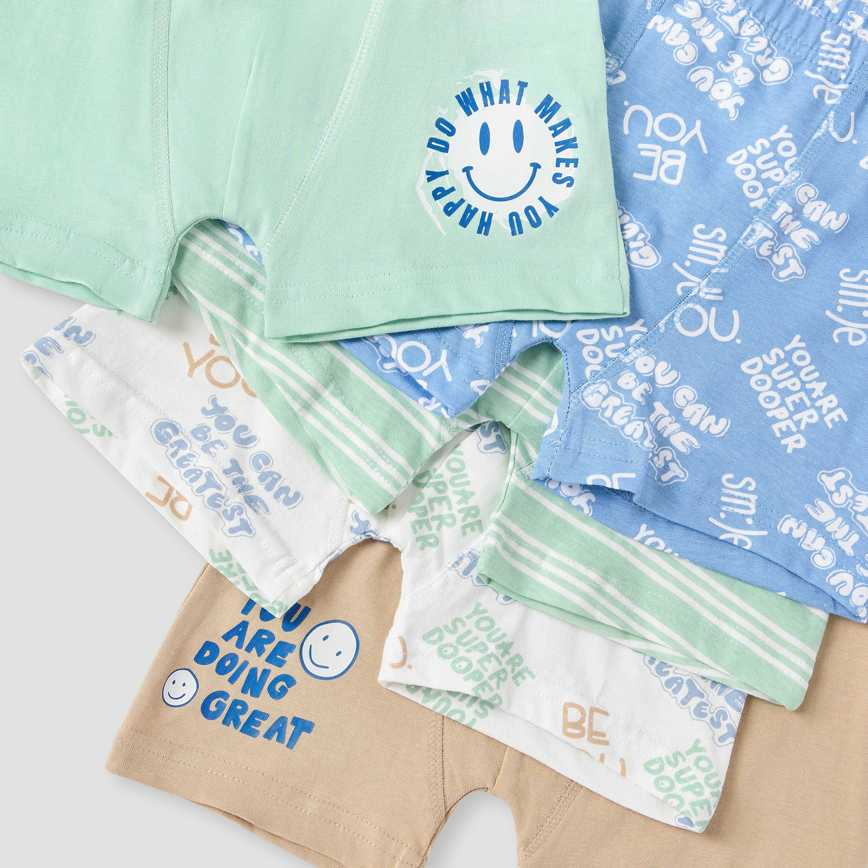 سراويل بوكسر بخصر مطاطي وطبعات من جونيورز - طقم 5 قطع-baby-boys-clothing-innerwear-image-8