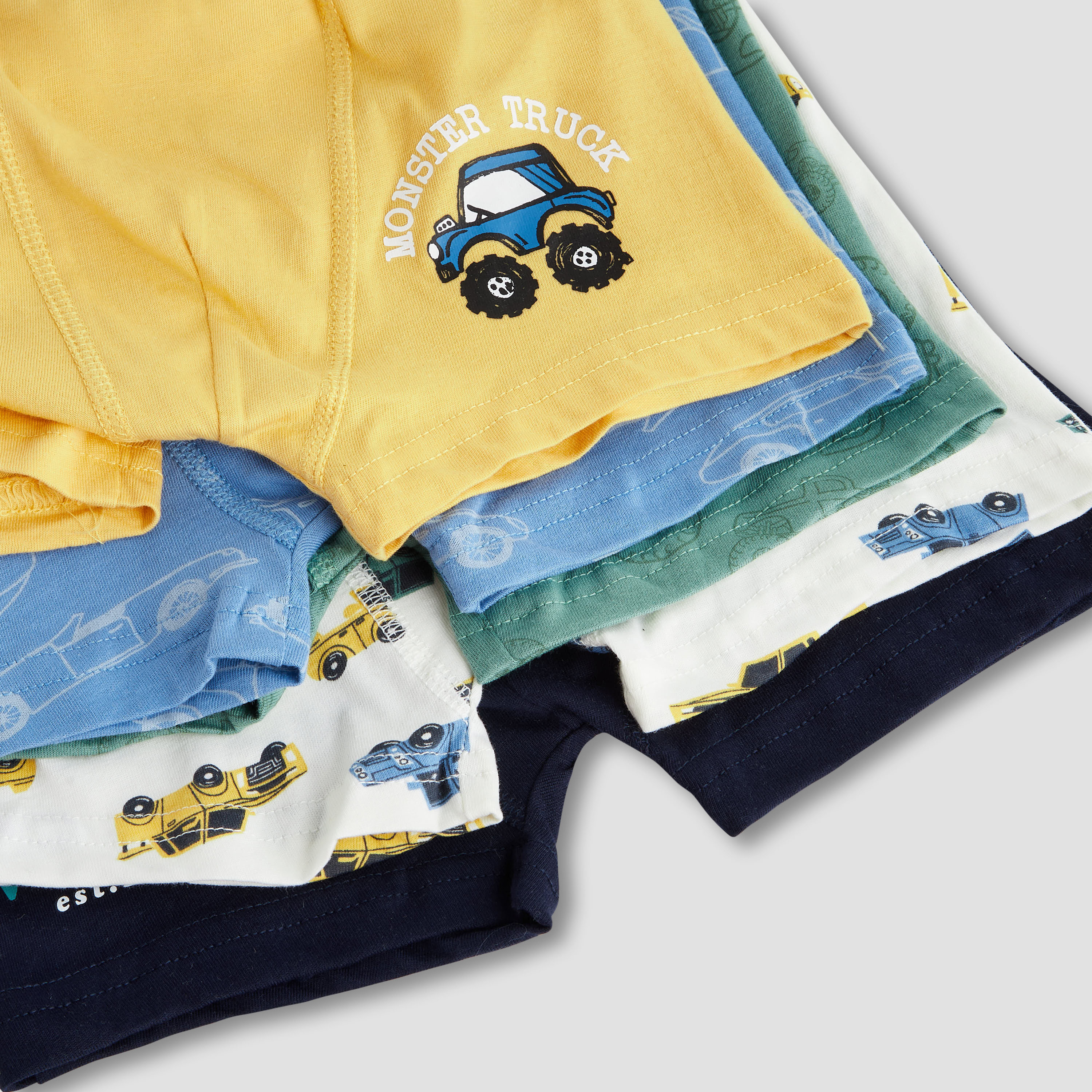 بوكسرات داخلية قطن بطبعات للأولاد من جونيورز - طقم 5 قطع-baby-boys-clothing-innerwear-image-8