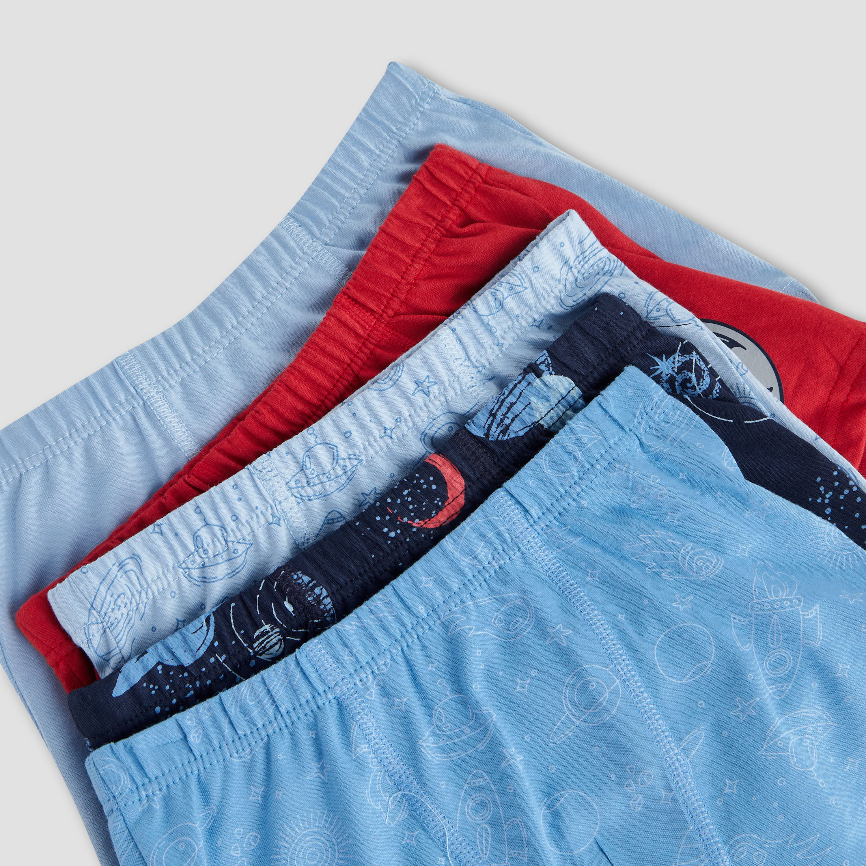 بوكسرات داخلية قطن بطبعات للأولاد من جونيورز - طقم 5 قطع-baby-boys-clothing-innerwear-image-7