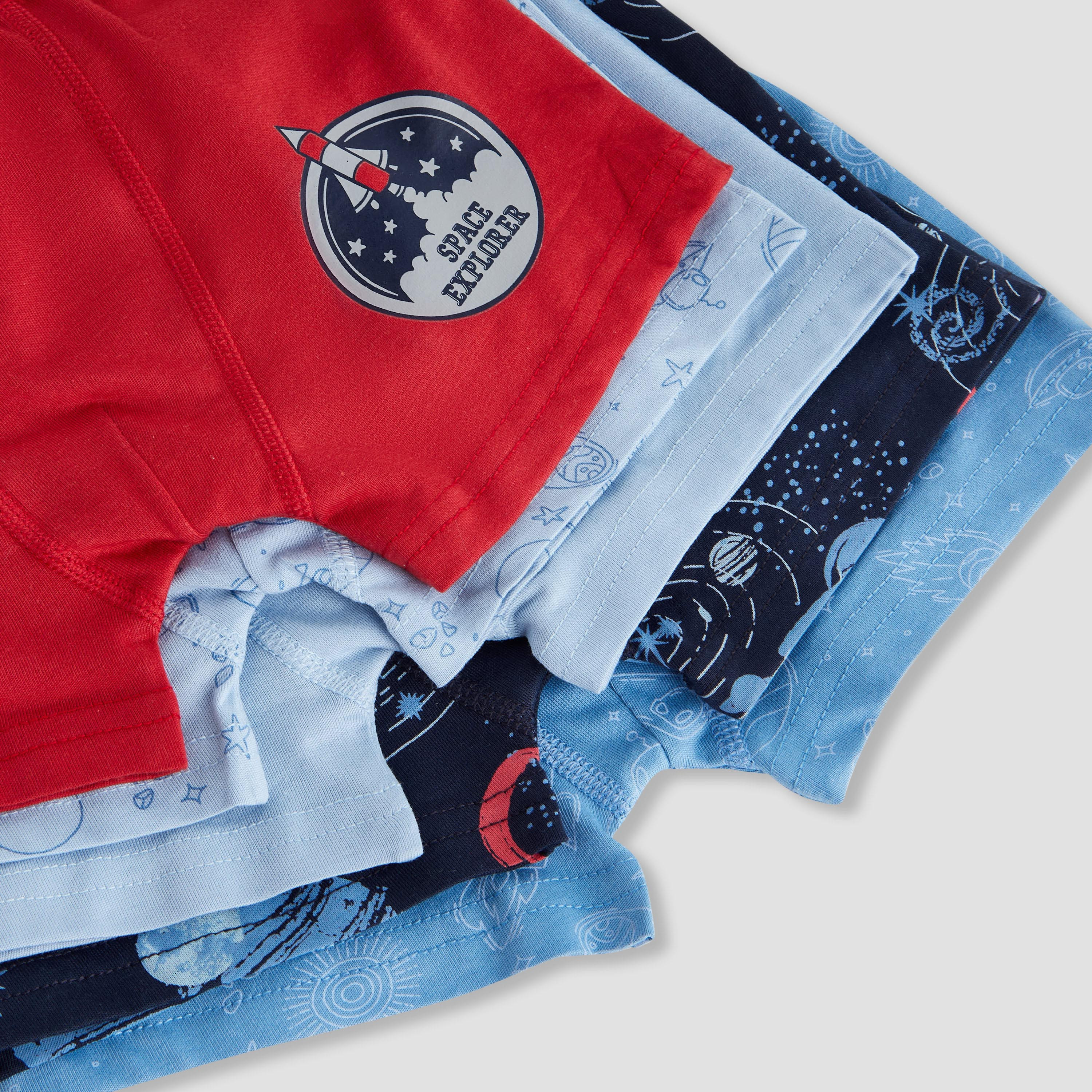 بوكسرات داخلية قطن بطبعات للأولاد من جونيورز - طقم 5 قطع-baby-boys-clothing-innerwear-image-8