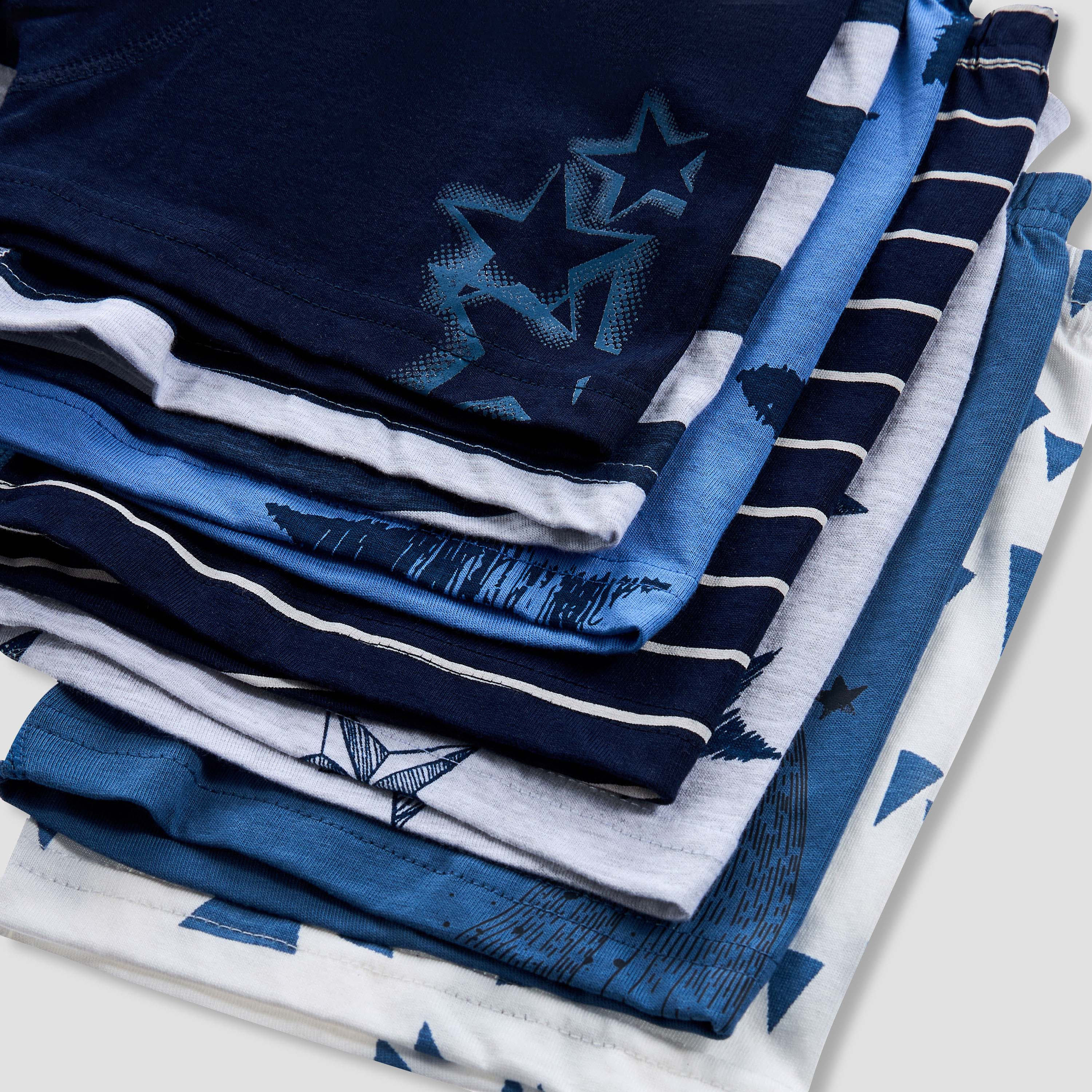 Juniors Printed Boxers with Elasticated Waistband - Set of 7-baby-boys-clothing-innerwear-image-10