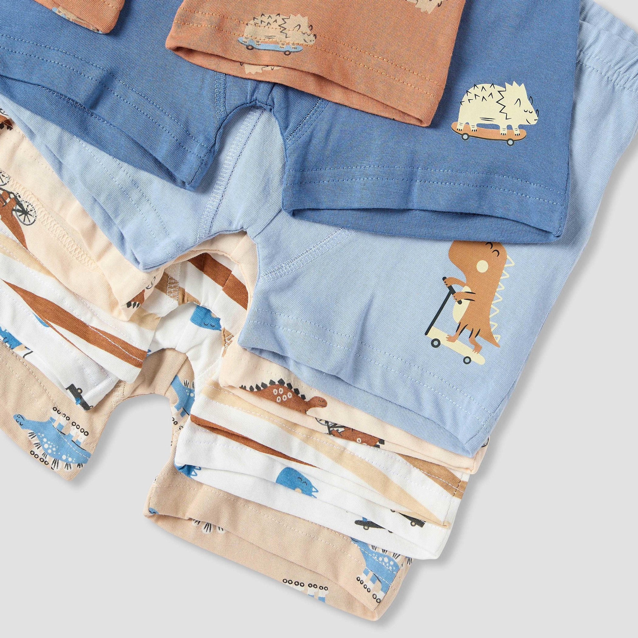 Juniors Printed Boxers with Elasticated Waistband - Set of 7-baby-boys-clothing-innerwear-image-10