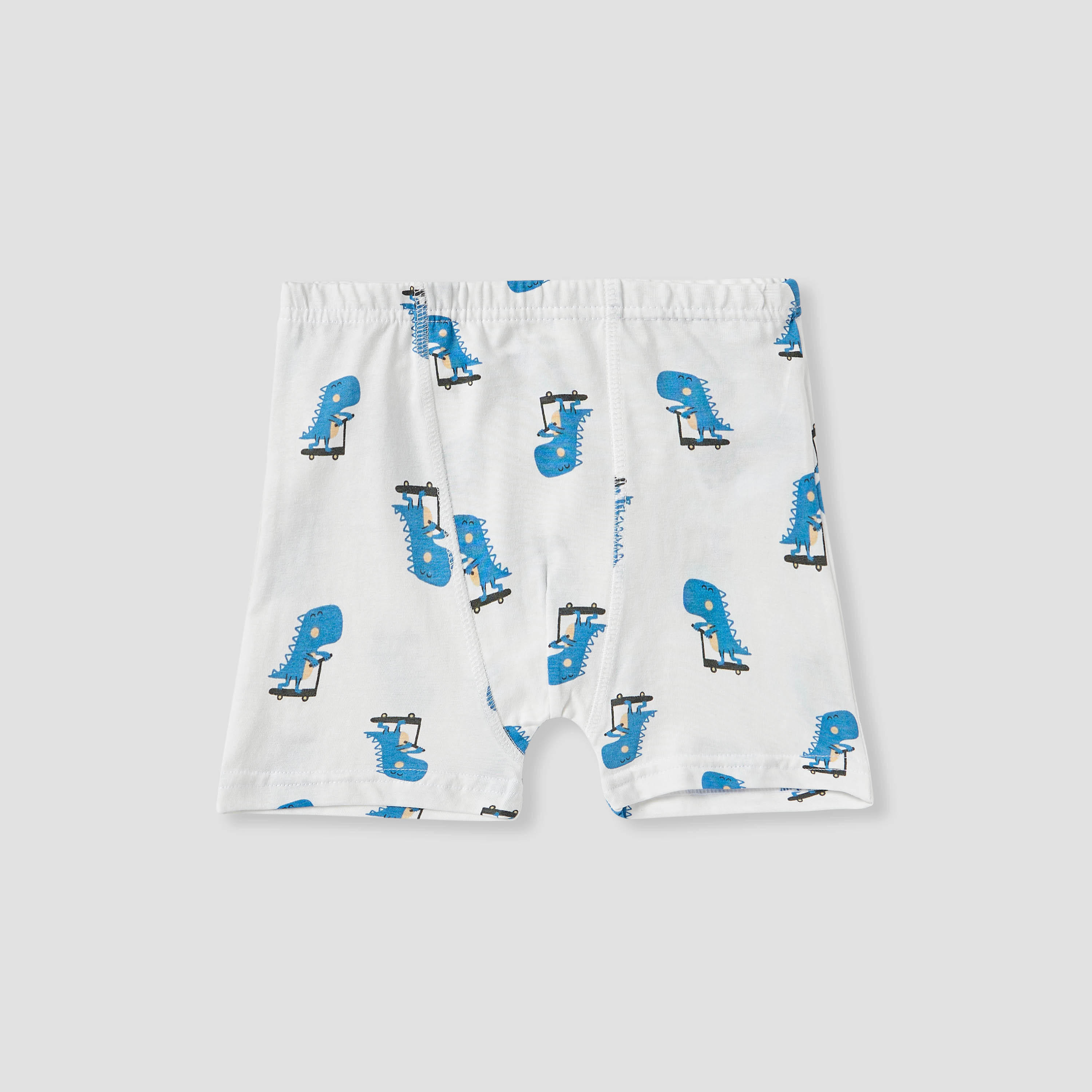 Juniors Printed Boxers with Elasticated Waistband - Set of 7-baby-boys-clothing-innerwear-image-3