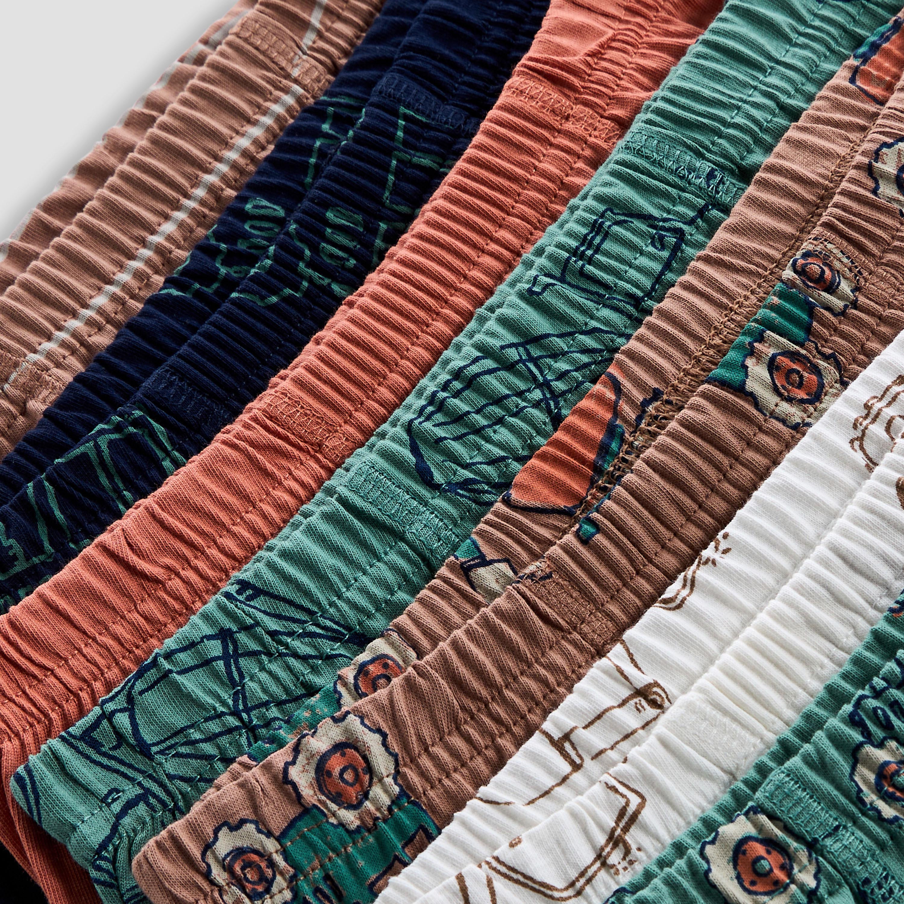 طقم 6 سراويل بوكس بطبعات وخصر مطاطي من جونيورز-boys-clothing-innerwear-boxersandbriefs-image-2