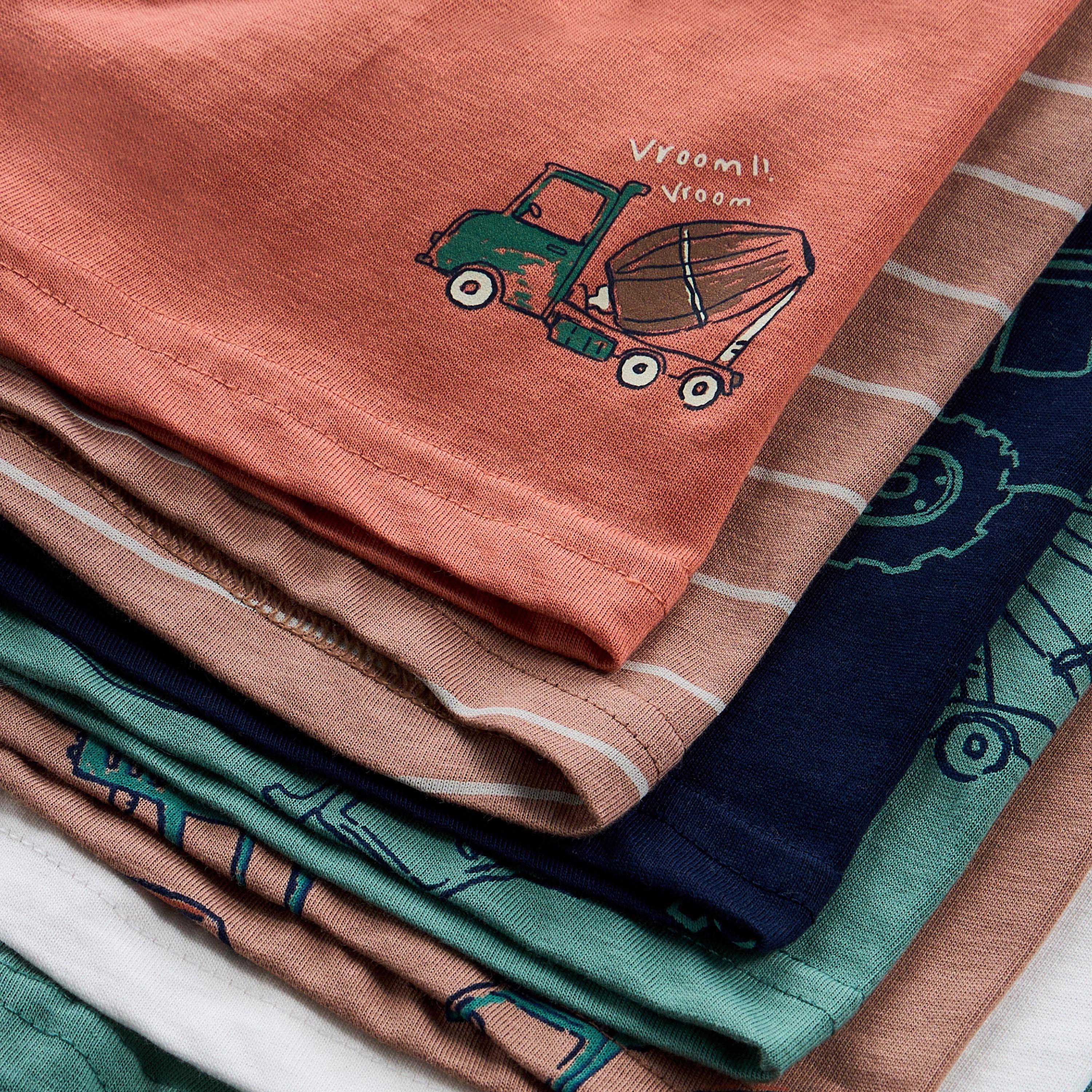 طقم 6 سراويل بوكس بطبعات وخصر مطاطي من جونيورز-boys-clothing-innerwear-boxersandbriefs-image-1