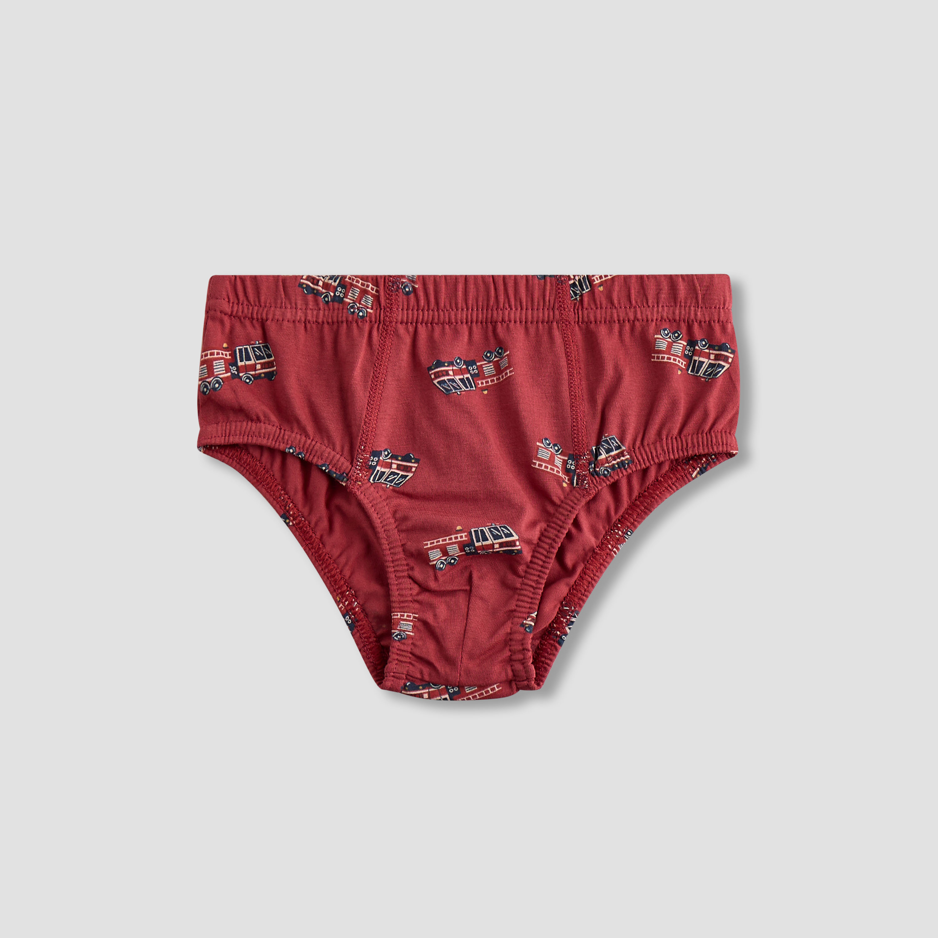 Juniors Printed Briefs with Elasticated Waistband - Set of 5-boys-clothing-innerwear-boxersandbriefs-image-3