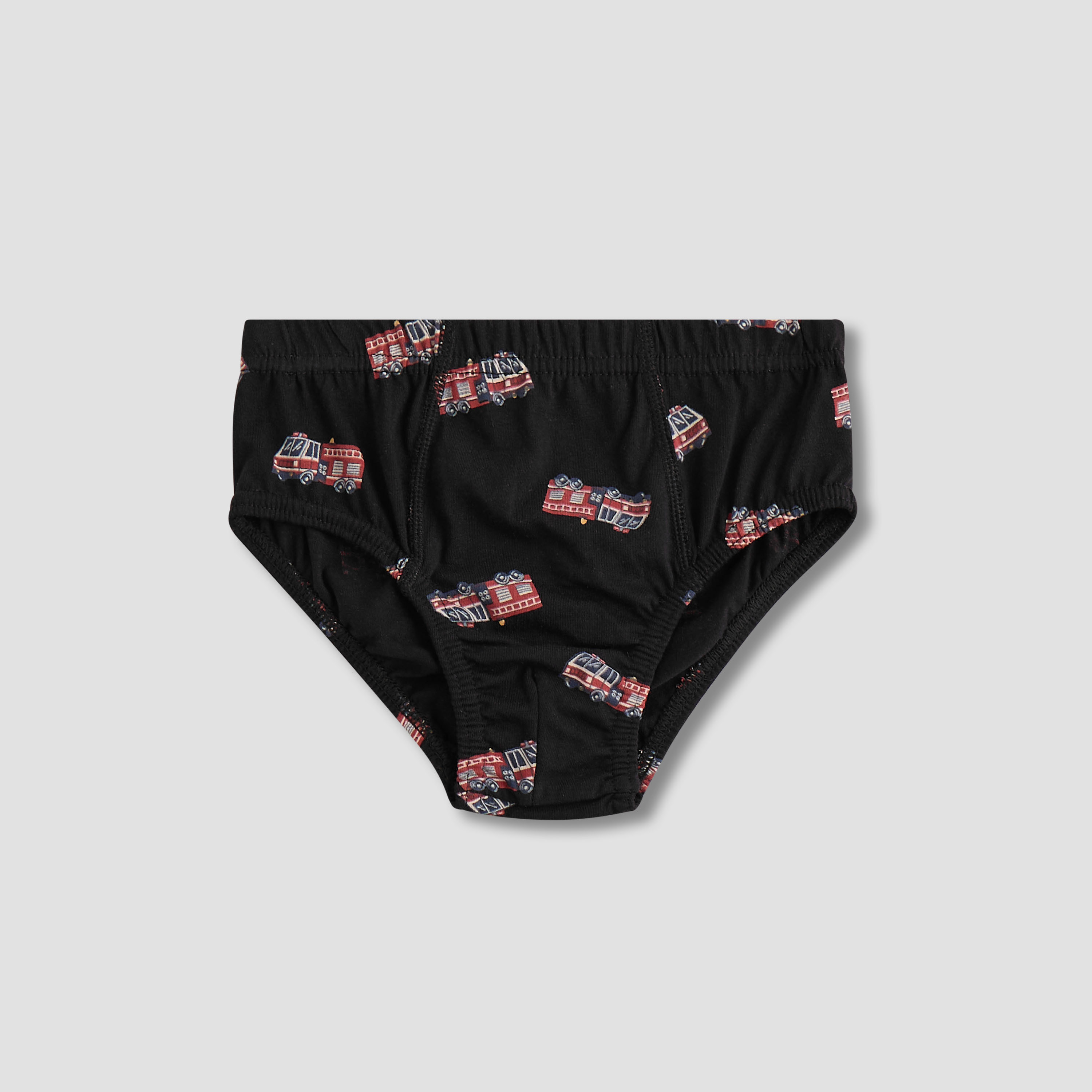 Juniors Printed Briefs with Elasticated Waistband - Set of 5-boys-clothing-innerwear-boxersandbriefs-image-4