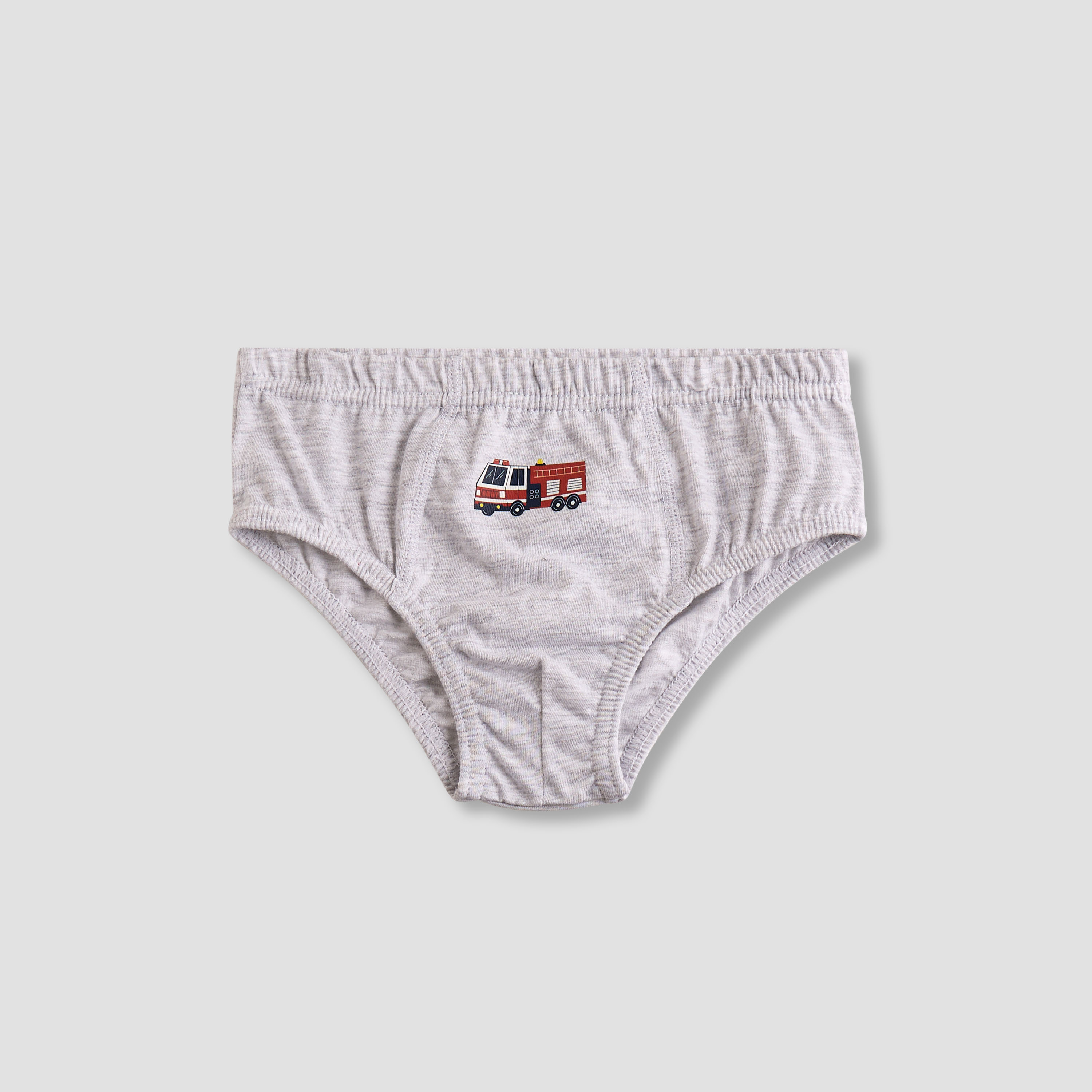 Juniors Printed Briefs with Elasticated Waistband - Set of 5-boys-clothing-innerwear-boxersandbriefs-image-6