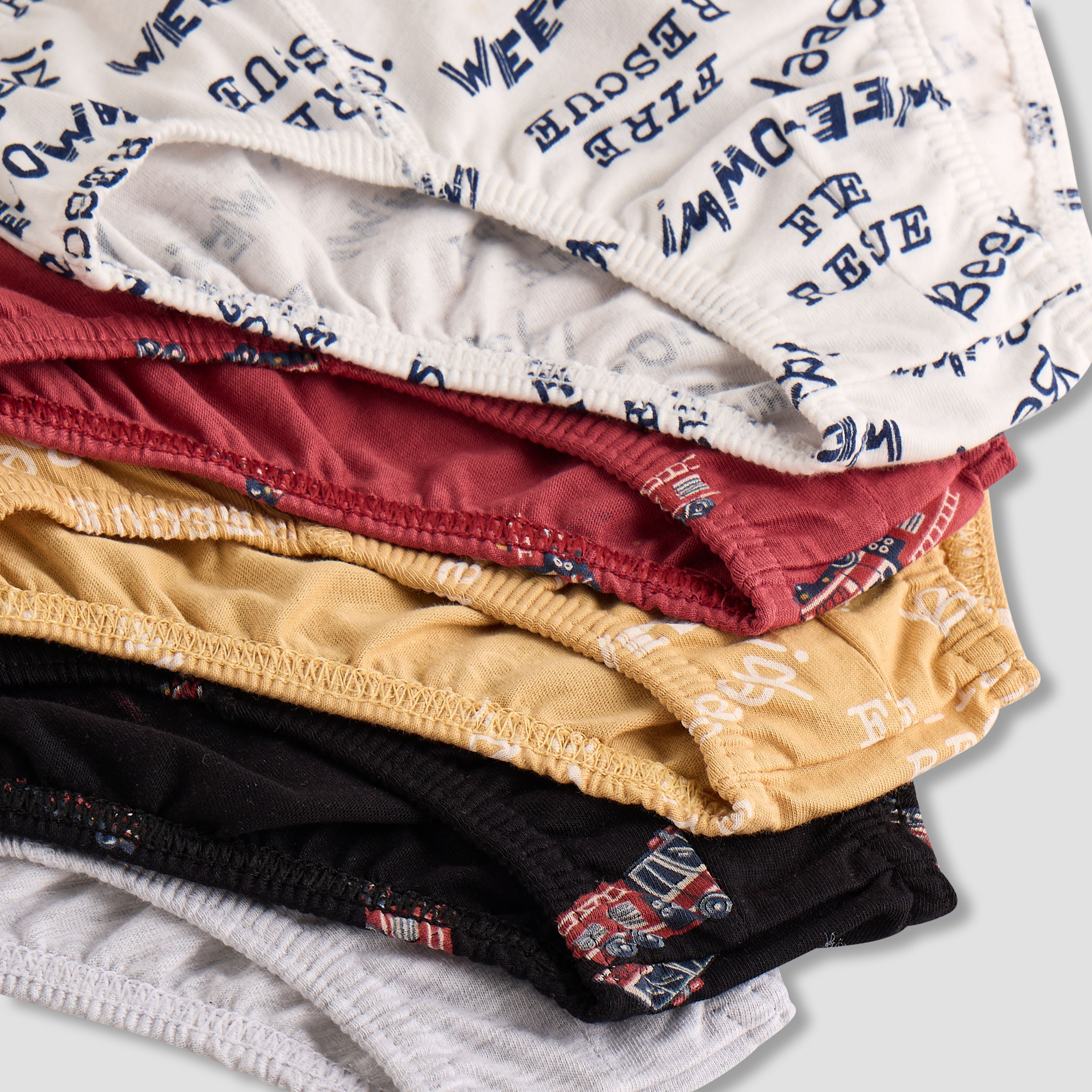 Juniors Printed Briefs with Elasticated Waistband - Set of 5-boys-clothing-innerwear-boxersandbriefs-image-8