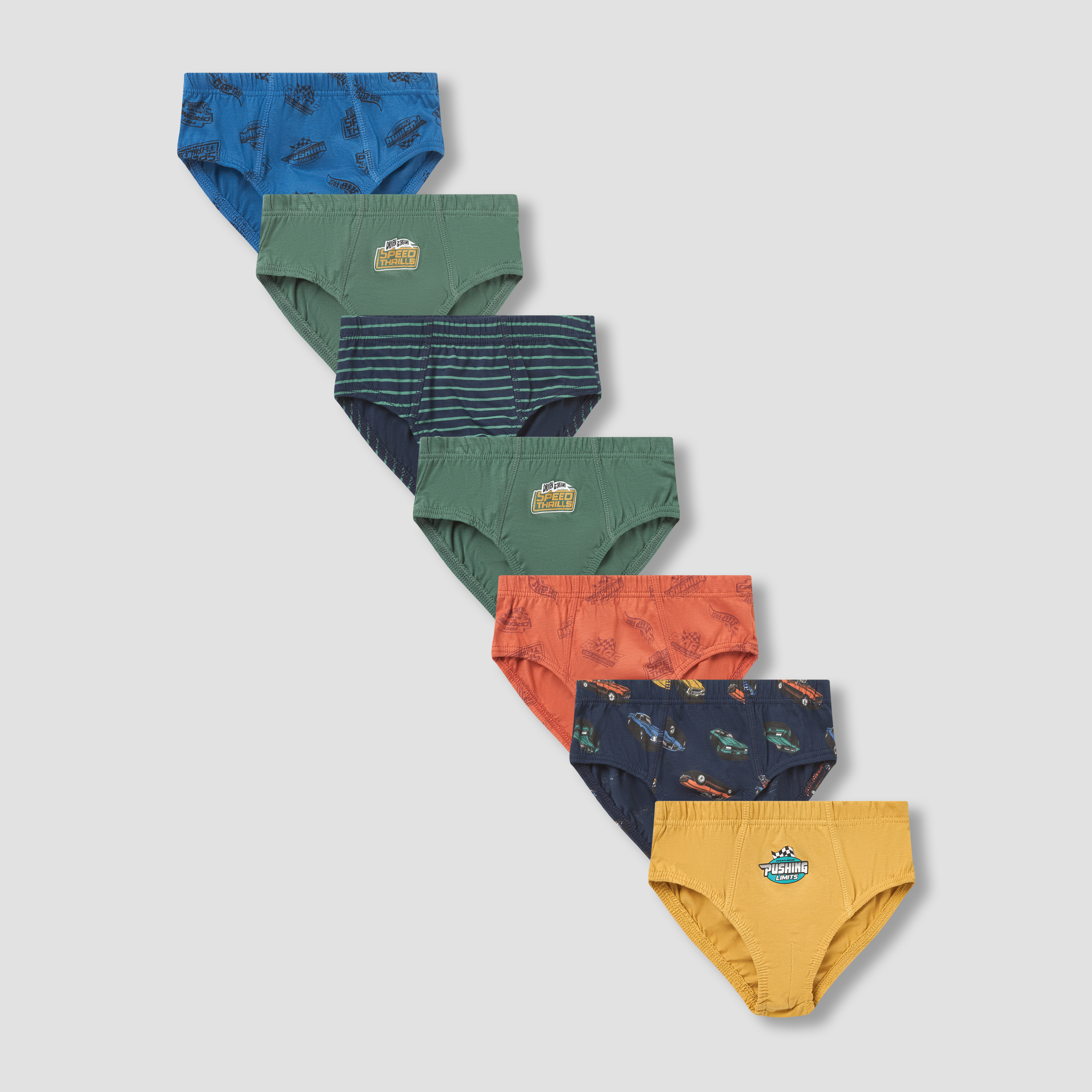 Pack of 7 Juniors Cotton Briefs with Print-boys-clothing-innerwear-boxersandbriefs-image-1