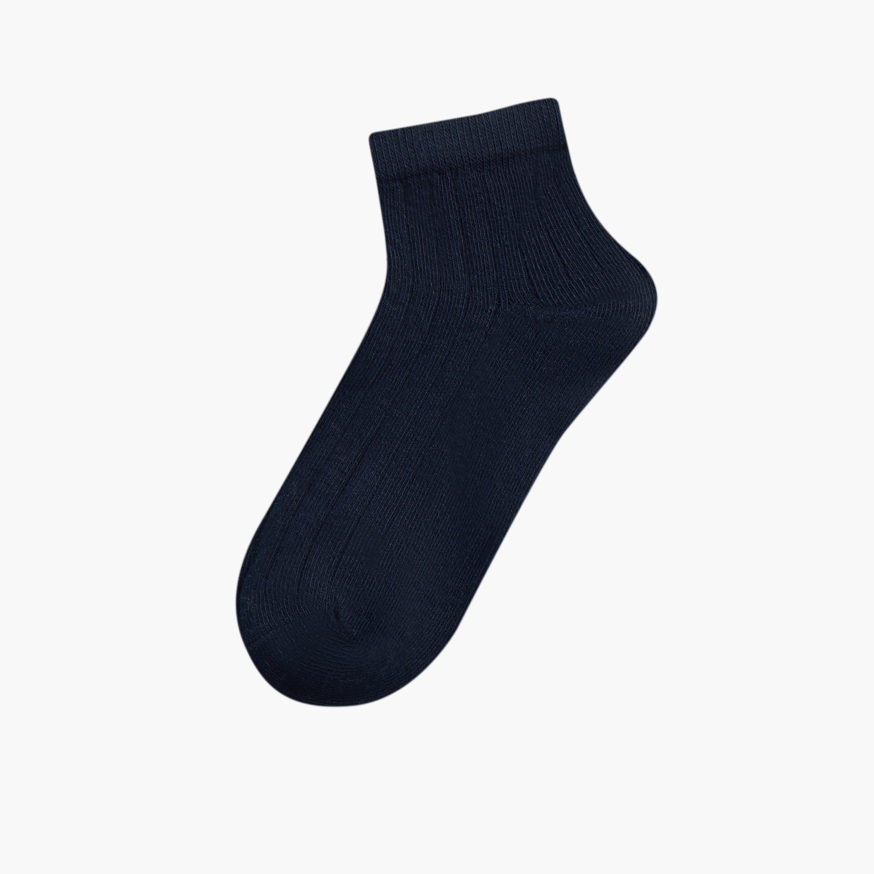 Juniors Solid Ankle Length Socks - Set of 7-baby-boys-accessories-socks-image-2