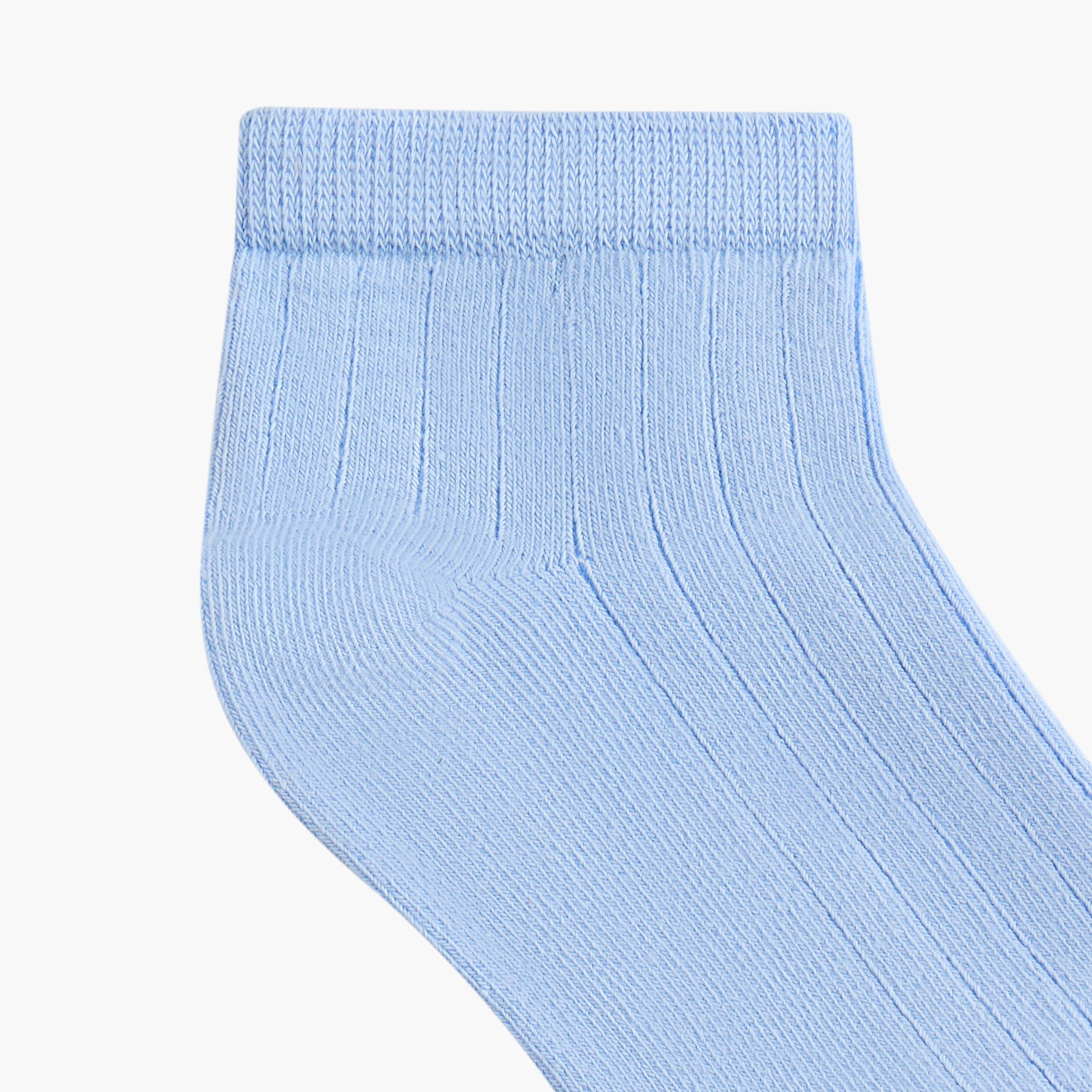 Juniors Solid Ankle Length Socks - Set of 7-baby-boys-accessories-socks-image-5
