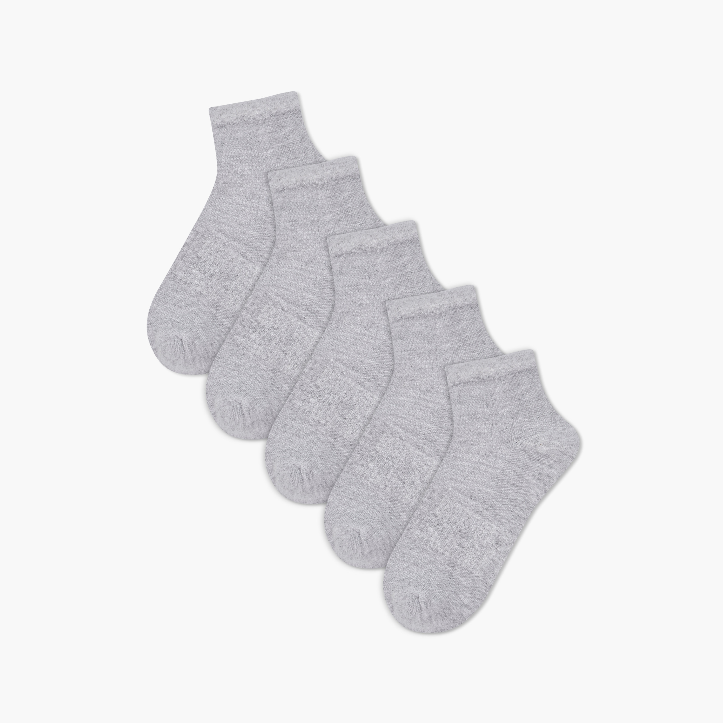 Juniors Boys' Ankle Socks - Set of 5-boys-accessories-socks-image-1