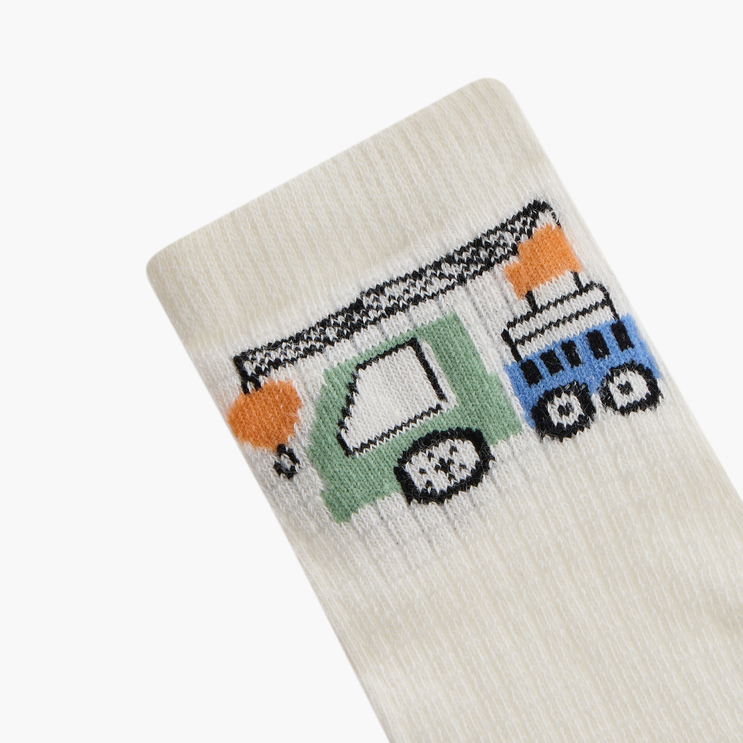 Juniors Vehicle Print Ankle Length Socks - Set of 3-baby-boys-accessories-socks-image-5