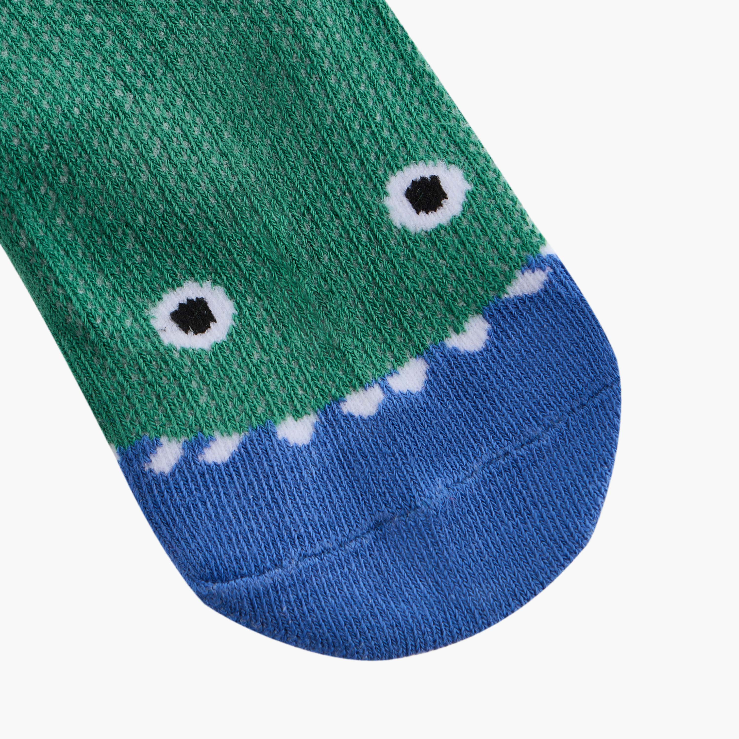 Juniors Dinosaur Print Ankle Length Socks - Set of 3-baby-boys-accessories-socks-image-3