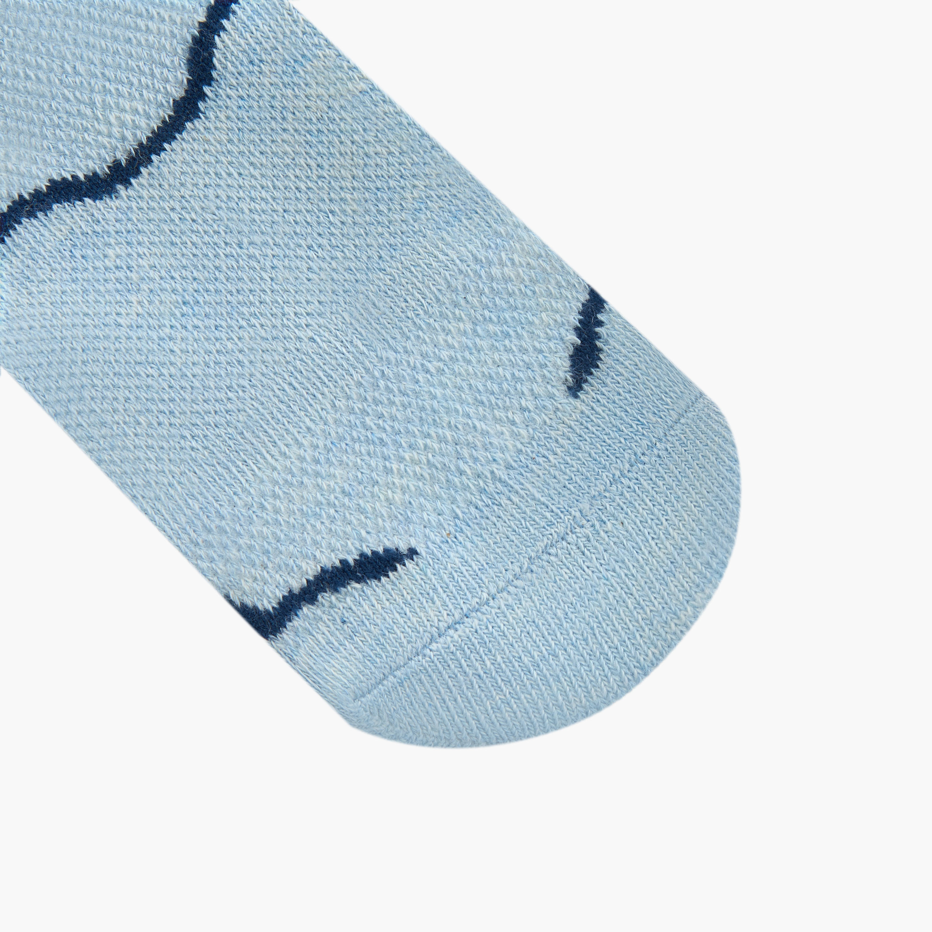 Pack of 3 Juniors Boys Ankle Length Socks with Print-baby-boys-accessories-socks-image-3