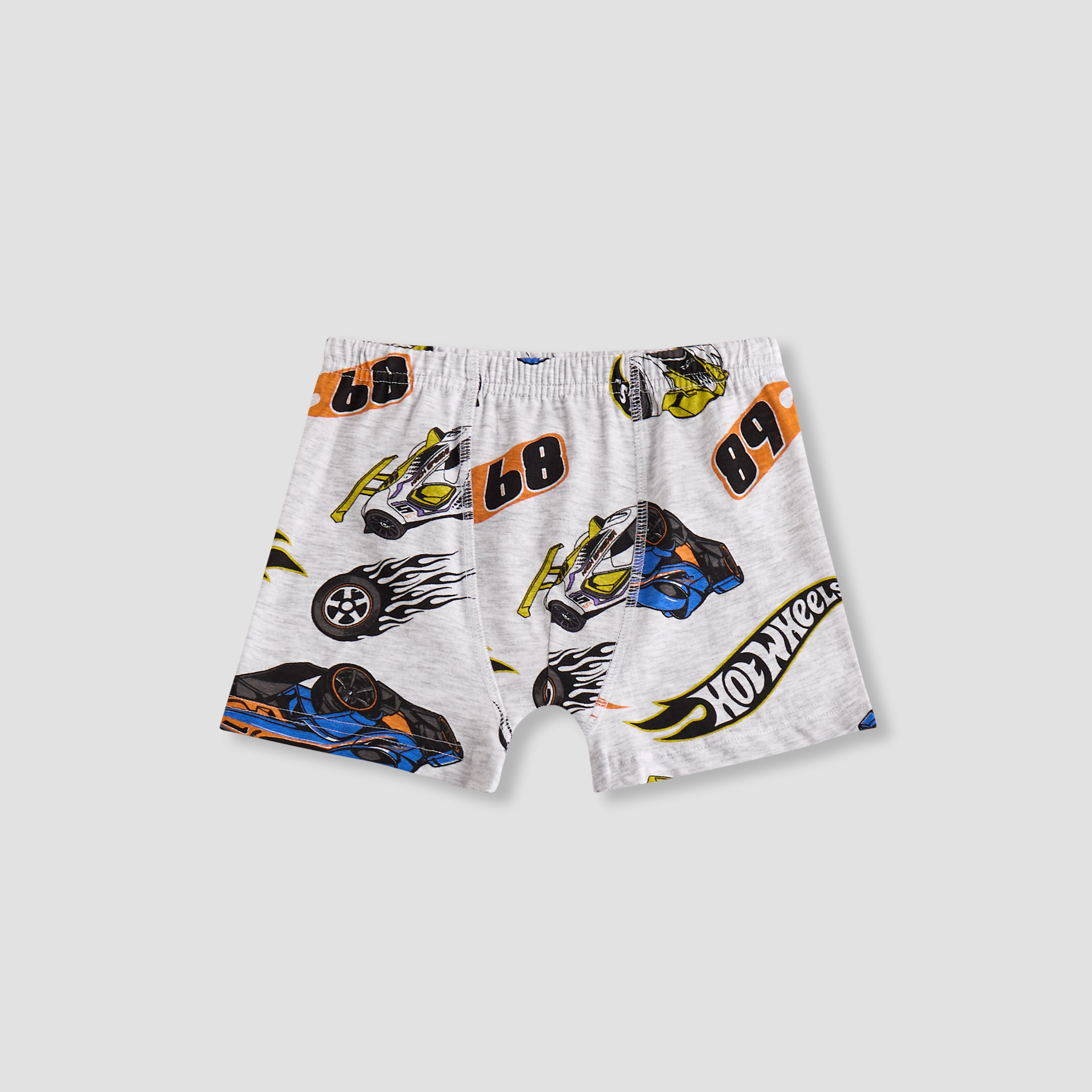 Hot Wheels Print Boxer with Elasticated Waistband - Set of 3-baby-boys-clothing-innerwear-image-2