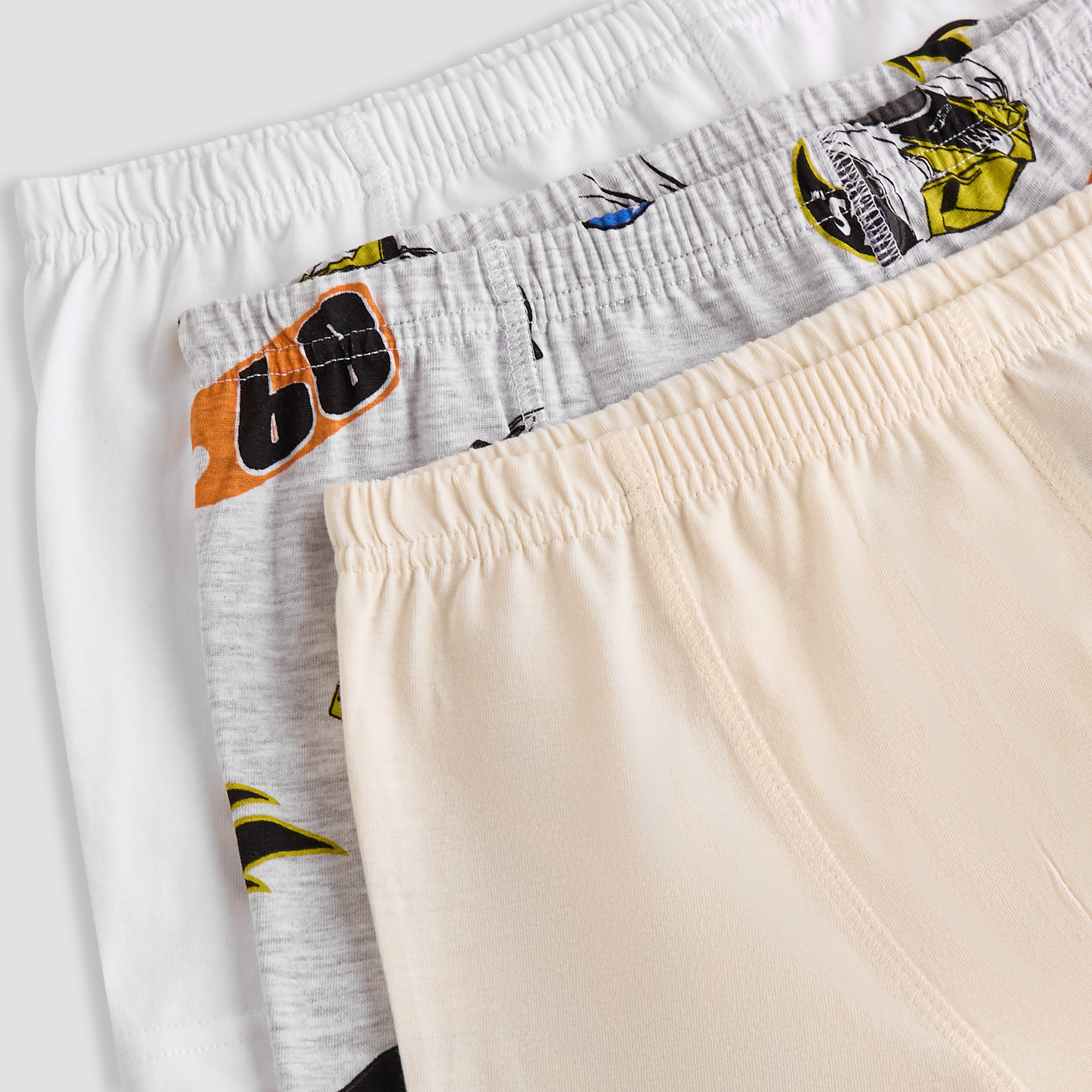 Hot Wheels Print Boxer with Elasticated Waistband - Set of 3-baby-boys-clothing-innerwear-image-5
