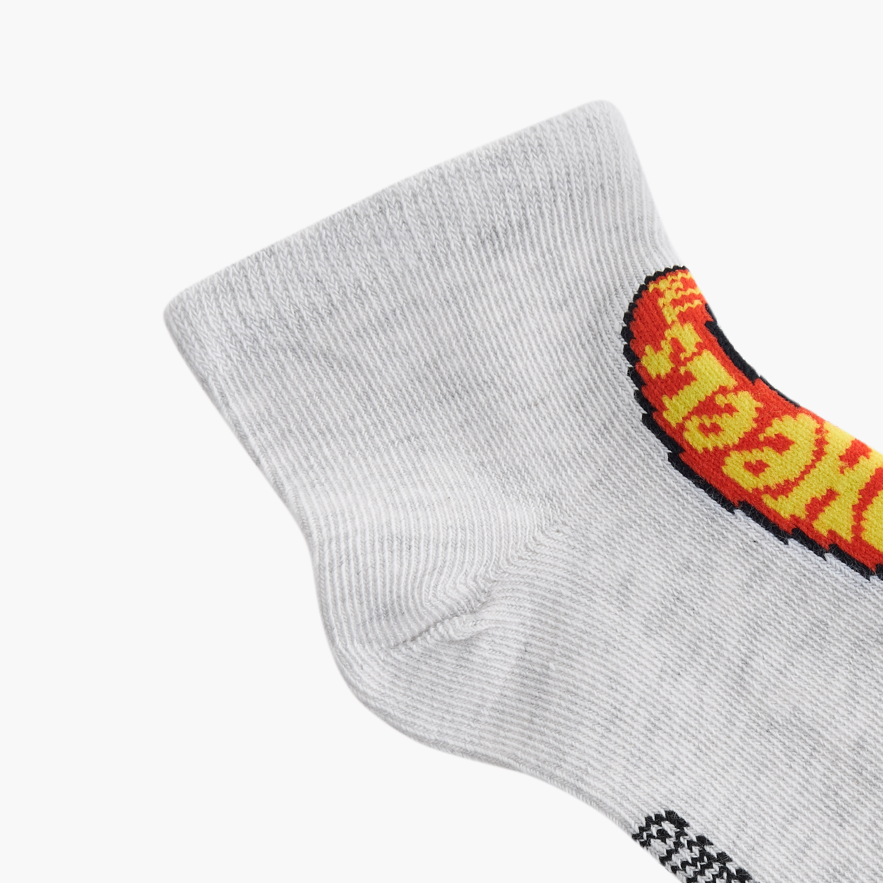 Boys Socks with Hot Wheels Print - Set of 3-baby-boys-accessories-socks-image-5