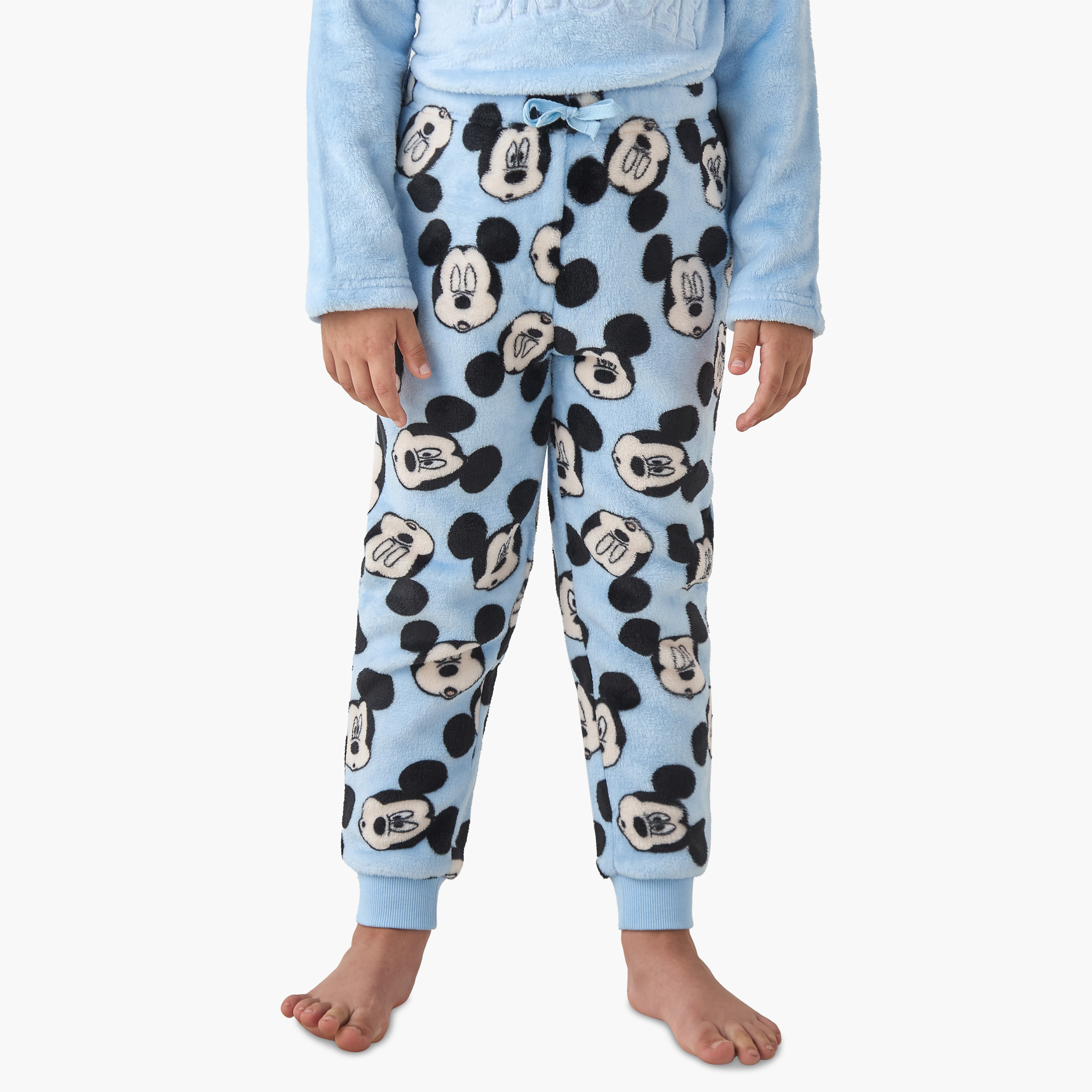 طقم بيجاما بزخارف ميكي ماوس - بوليستر - بأكمام طويلة - ياقة ضيقة للأولاد من ديزني-boys-clothing-nightwear-image-3