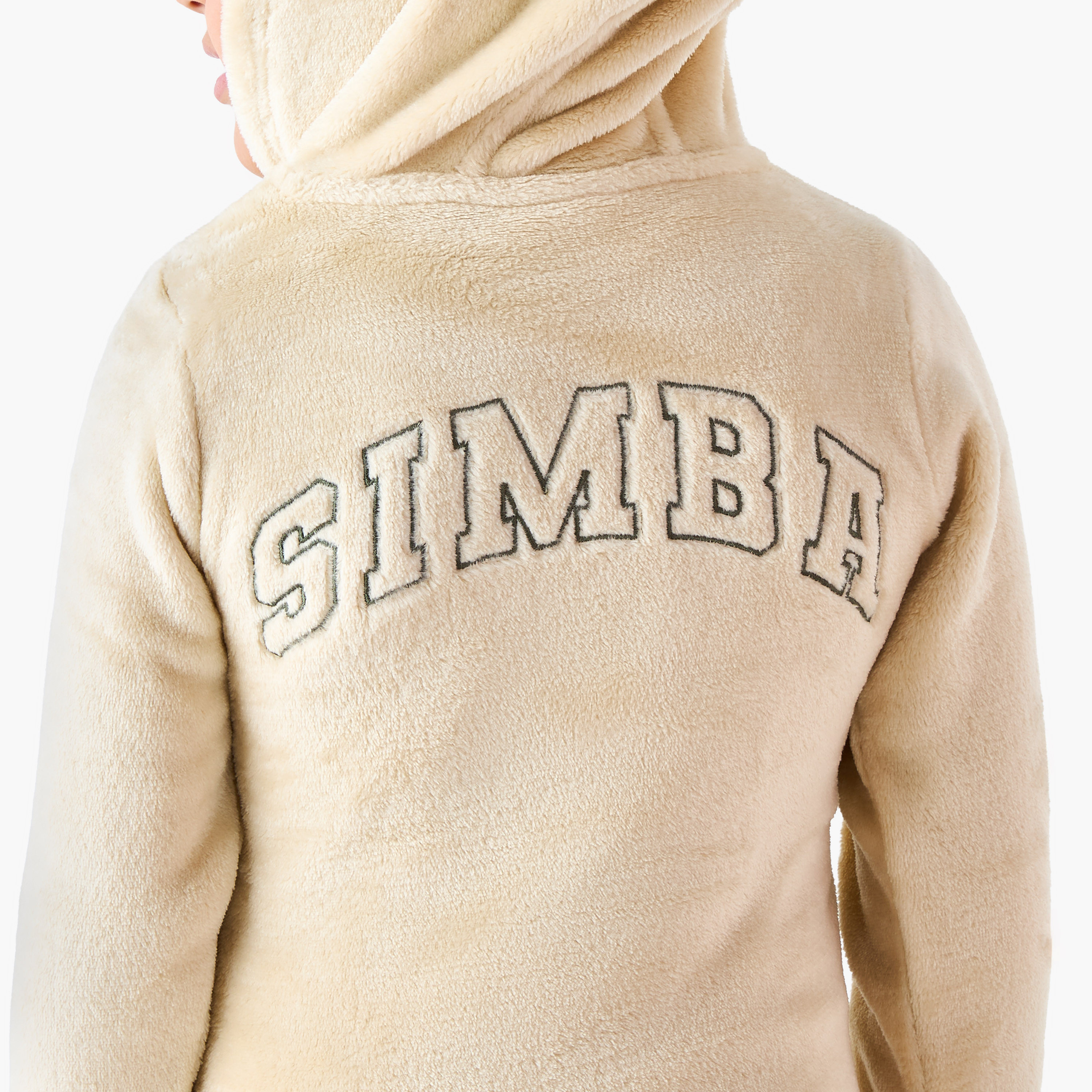 Disney Simba Embroidered Hooded Sweatshirt and Pyjama Set-boys-clothing-nightwear-image-6