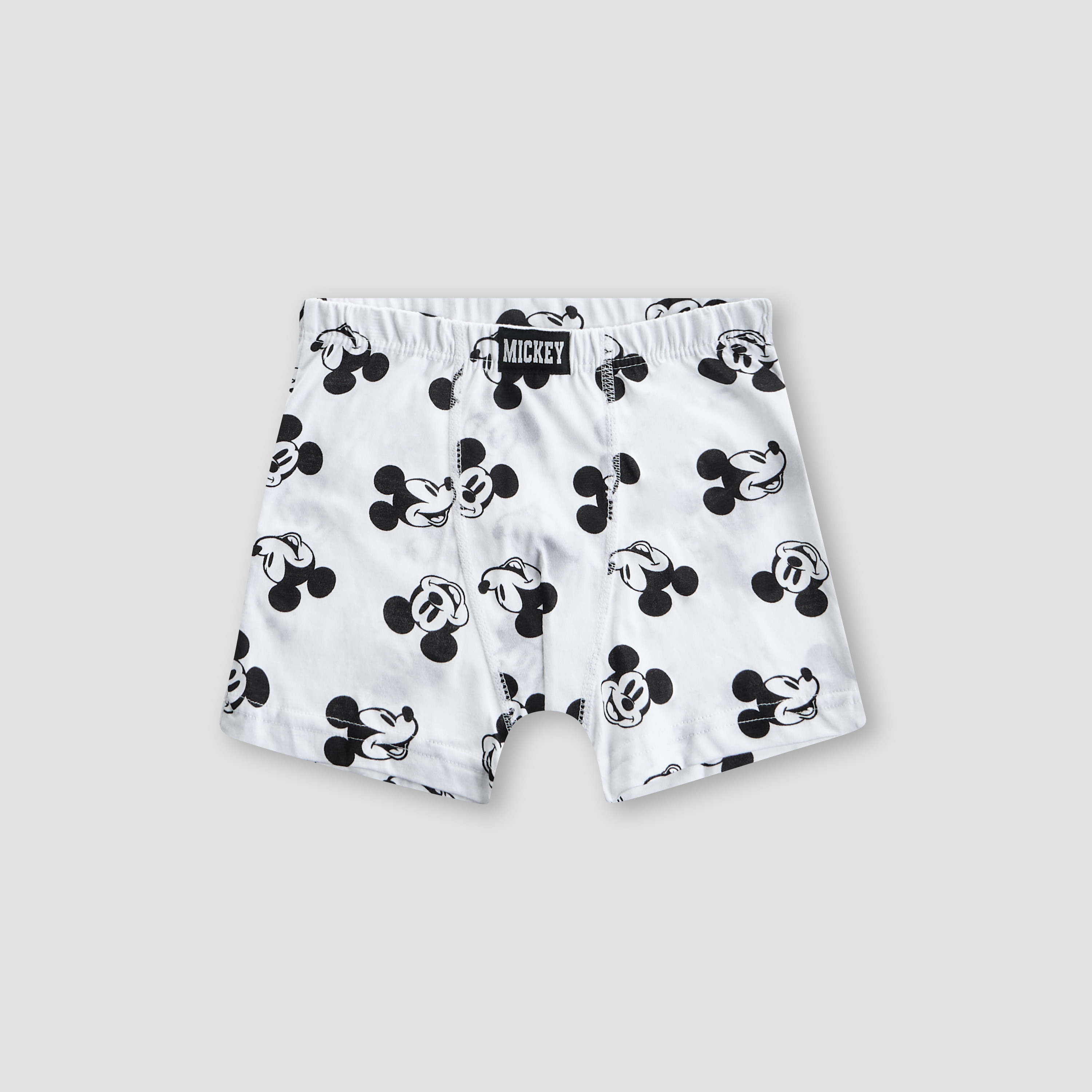 Pack of 3 Disney Cotton Boxers with Mickey Mouse Print-boys-clothing-innerwear-boxersandbriefs-image-4