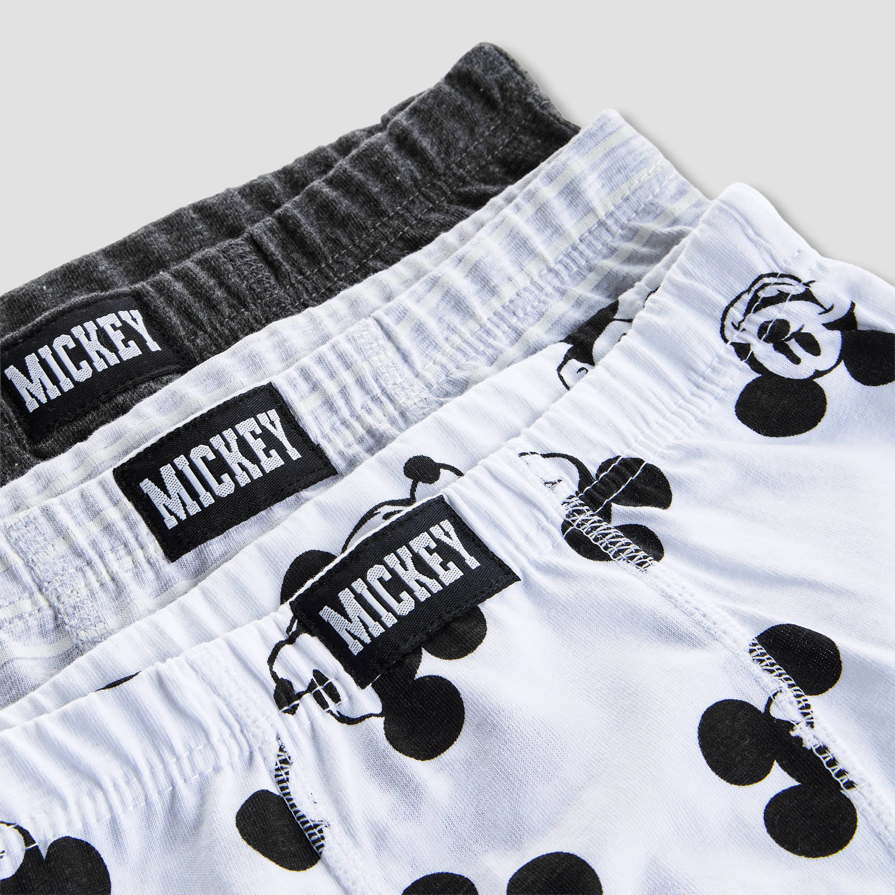 Pack of 3 Disney Cotton Boxers with Mickey Mouse Print-boys-clothing-innerwear-boxersandbriefs-image-5