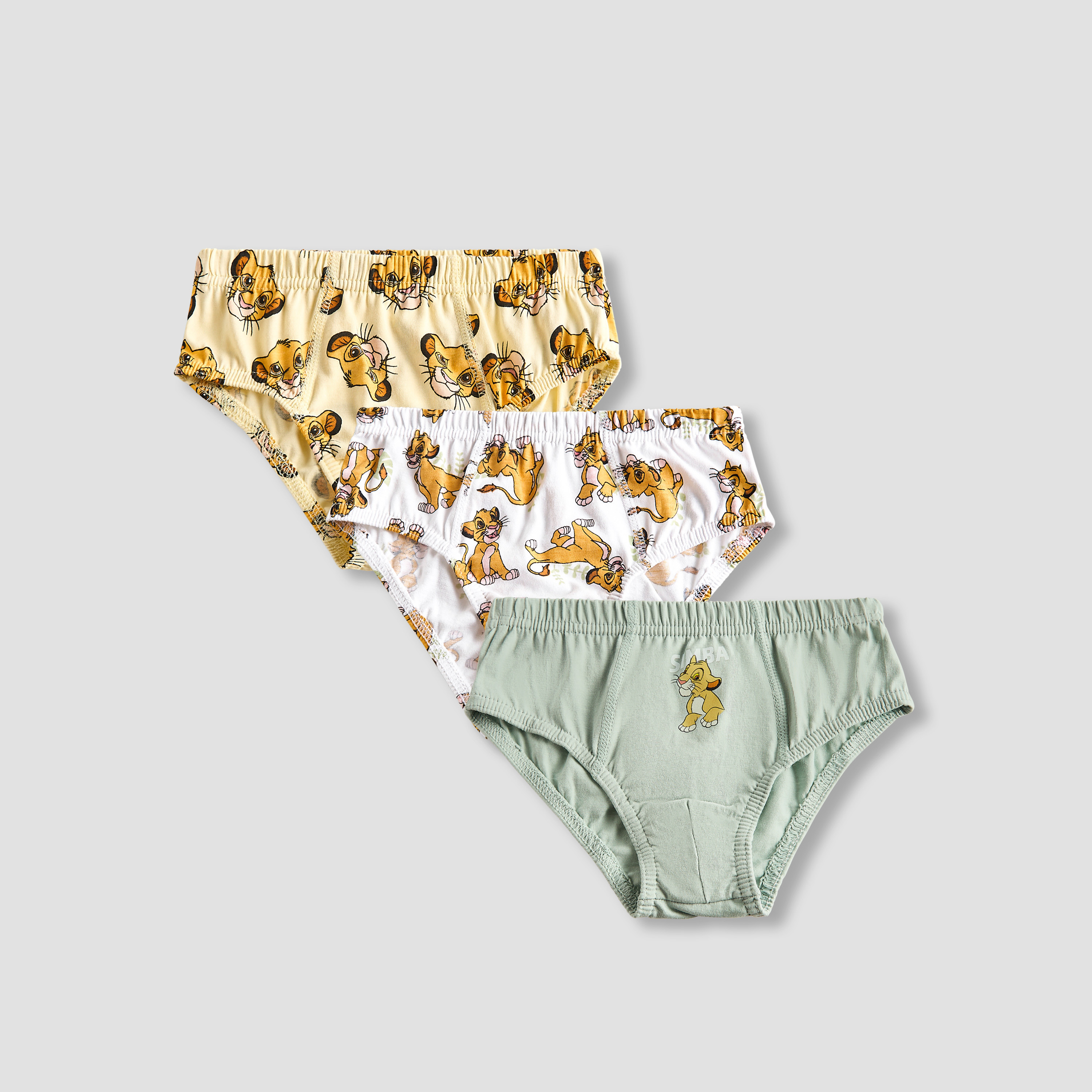 Pack of 3 Disney Briefs with Simba Print-boys-clothing-innerwear-boxersandbriefs-image-1