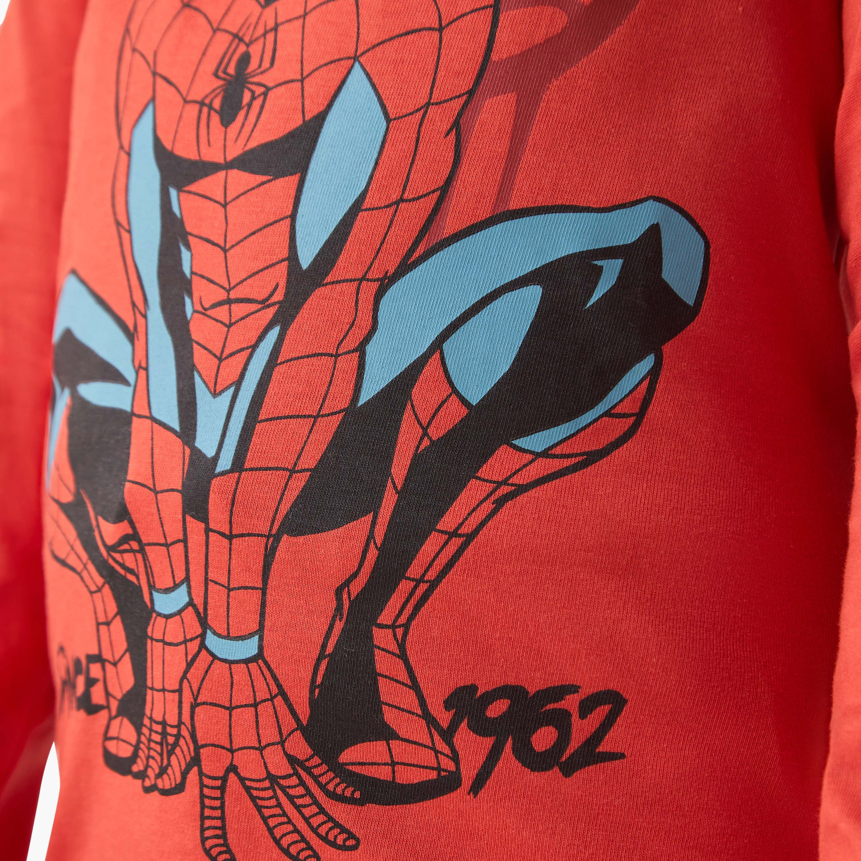 Boys T-shirt and Pyjamas with Spider-Man Print - Cotton - Long Sleeves - Set of 2-boys-clothing-nightwear-image-7