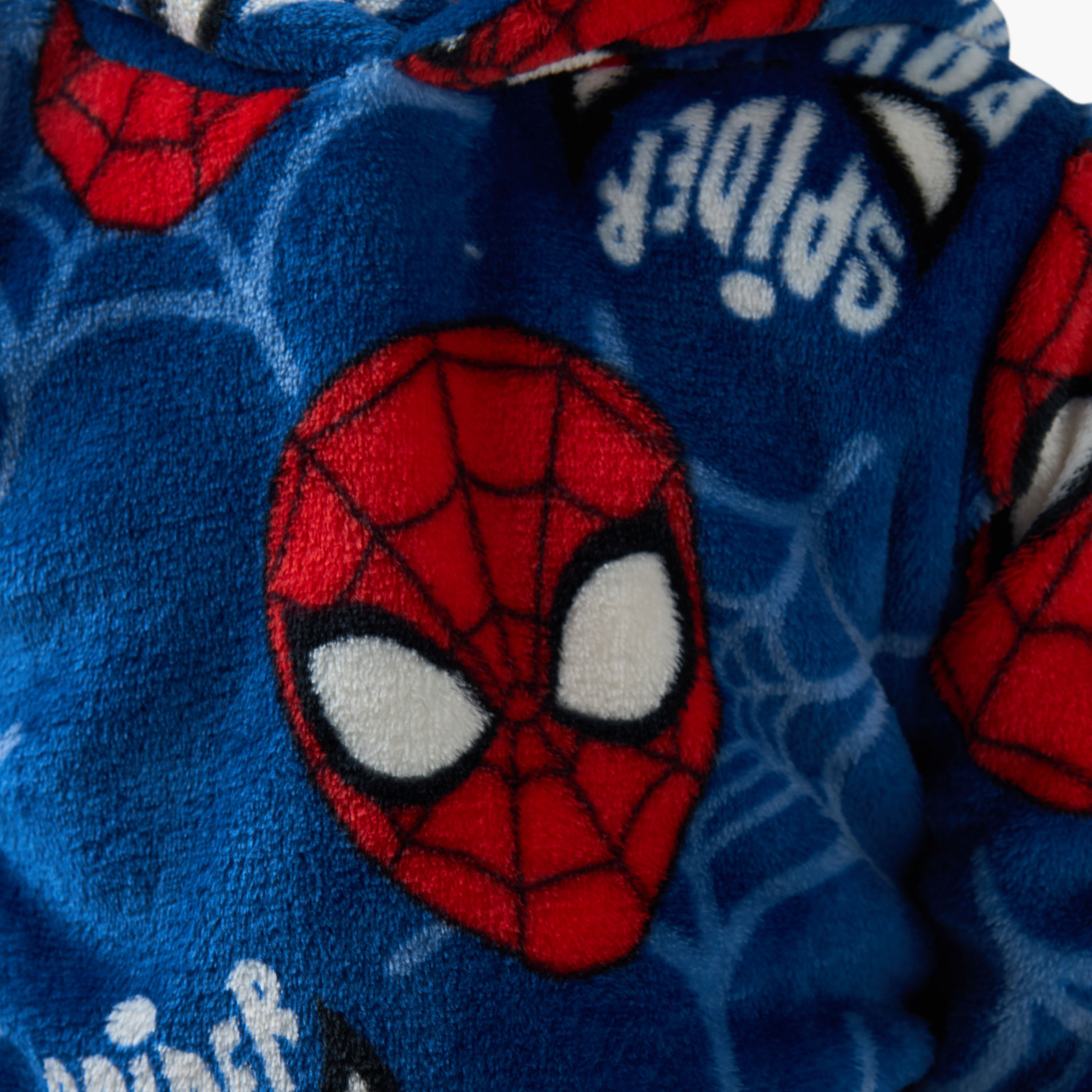 طقم بنطلون بيجاما وسويت شيرت بوليستر بأكمام طويلة وياقة بقبعةة وطبعات للأولاد-boys-clothing-nightwear-image-6