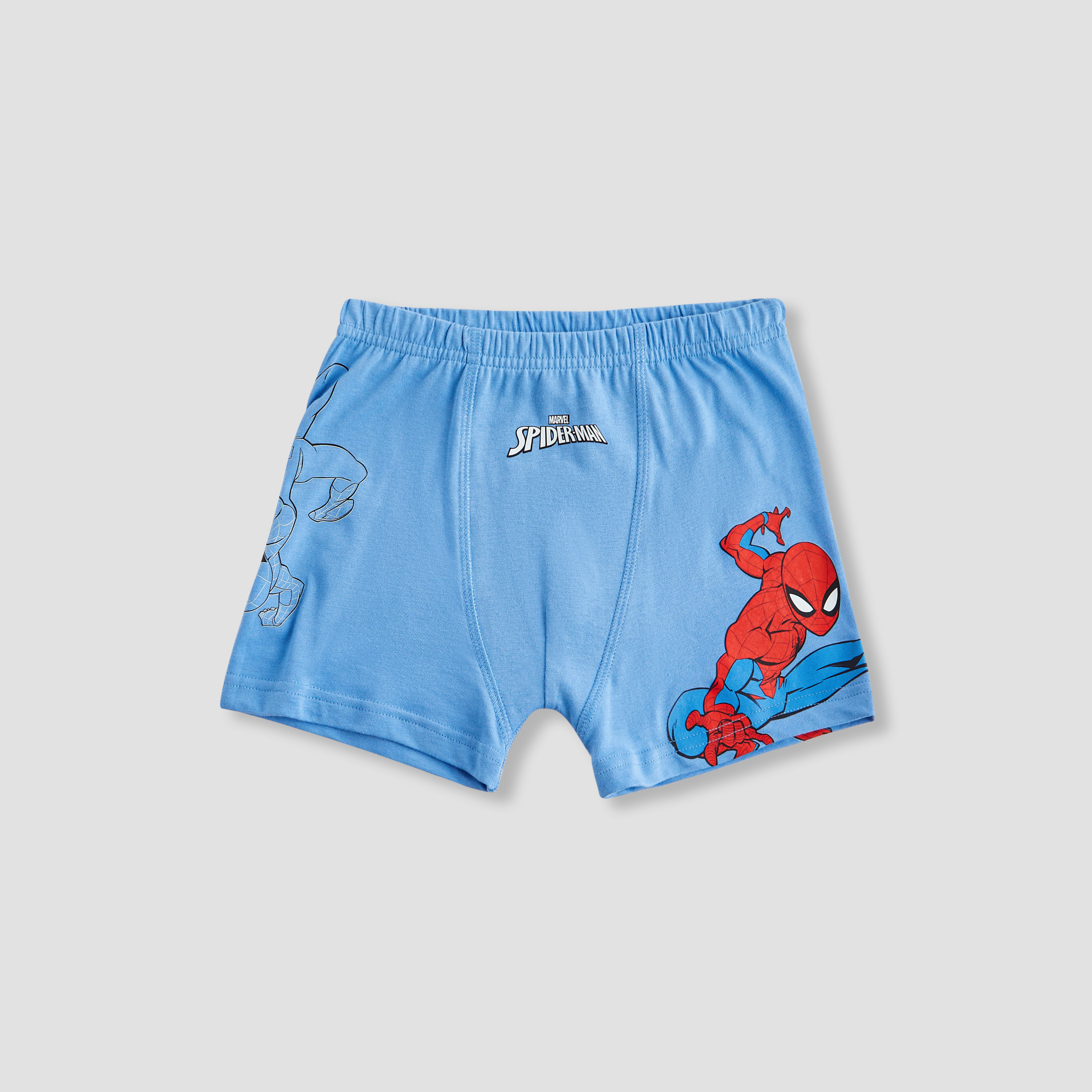 Spider-Man Print Boxers - Set of 3-baby-boys-clothing-innerwear-image-3